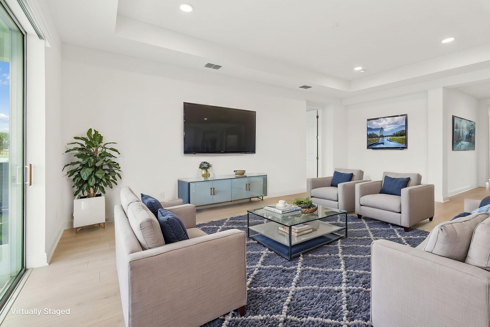 Family Room - Virtually Staged - Representational Photo