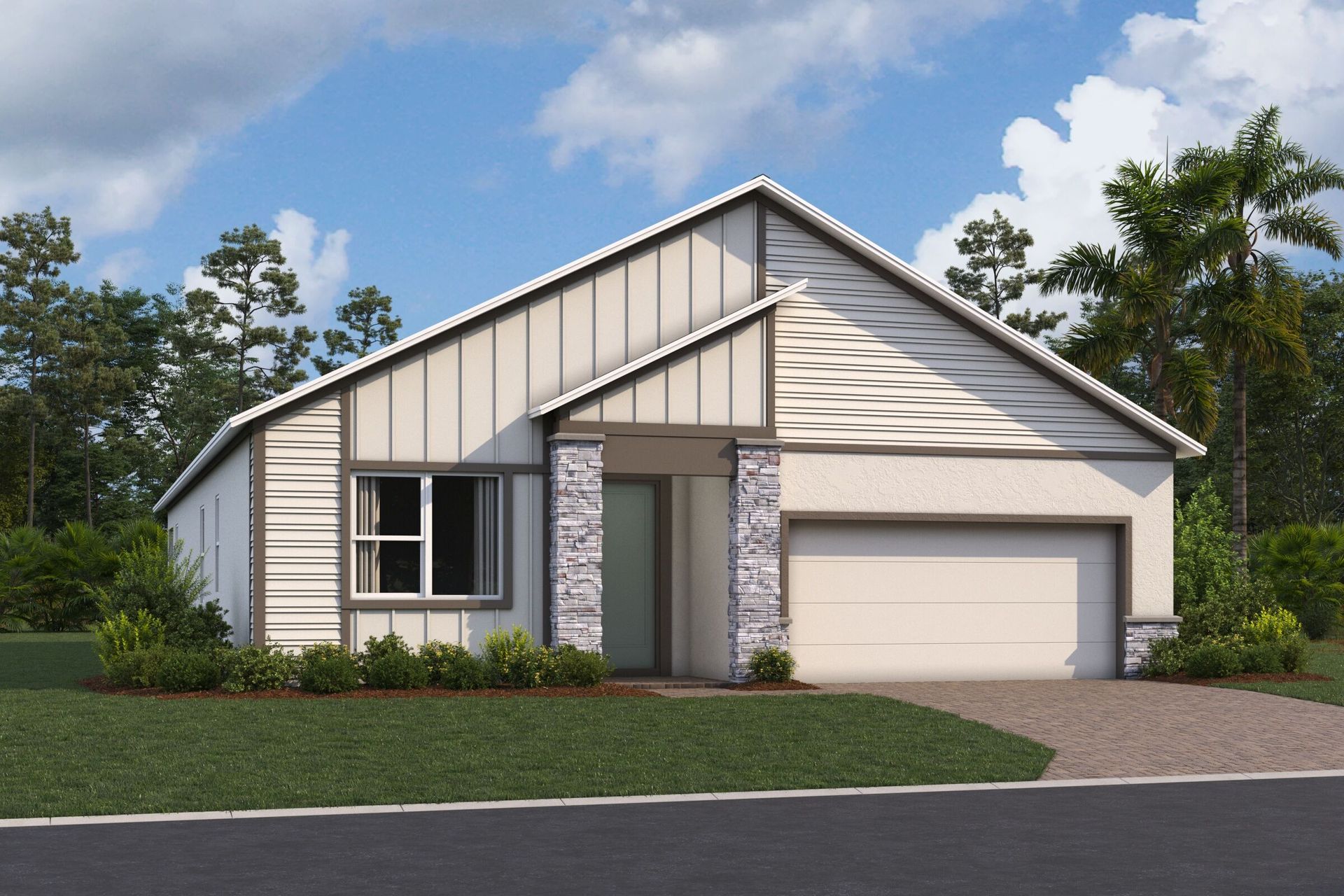 Piedmont Elevation  Contemporary