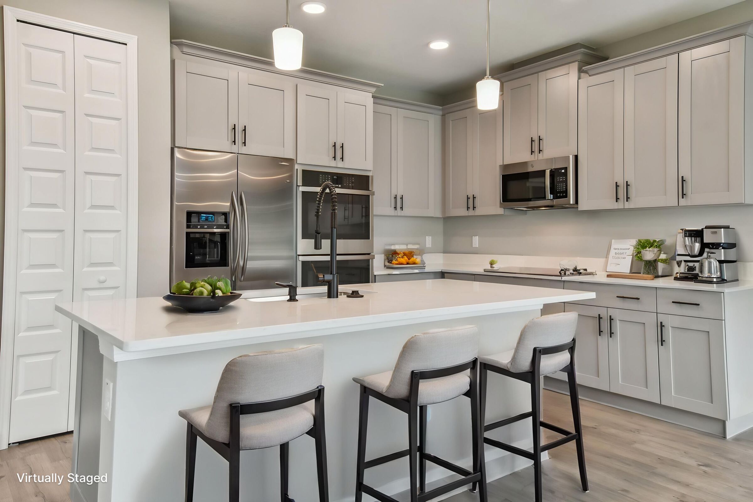 Kitchen -Virtually Staged - Representational Photo