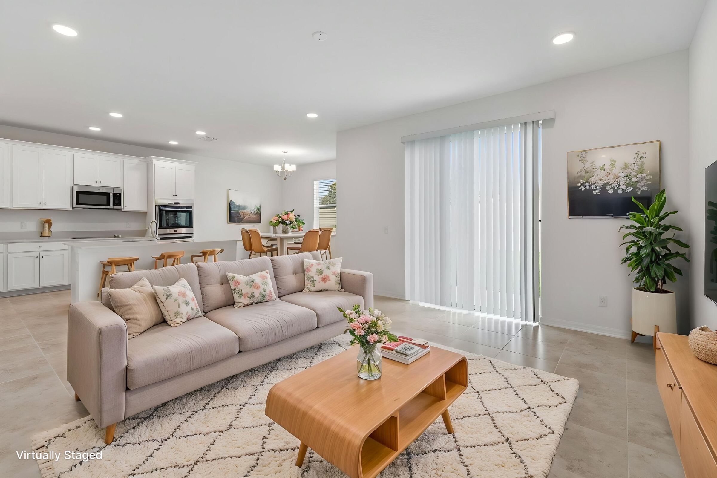 Family Room - Virtually Staged - Representational Photo