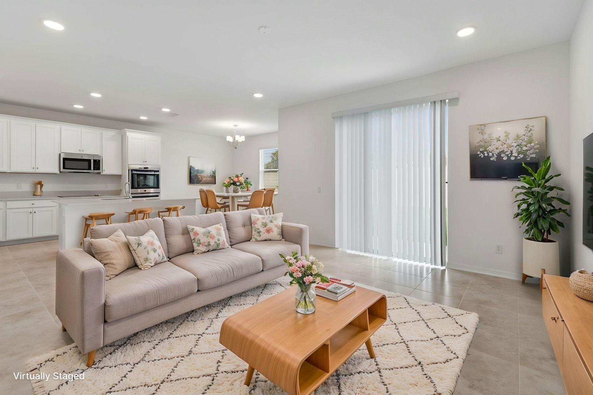 Family Room - Virtually Staged - Representational Photo