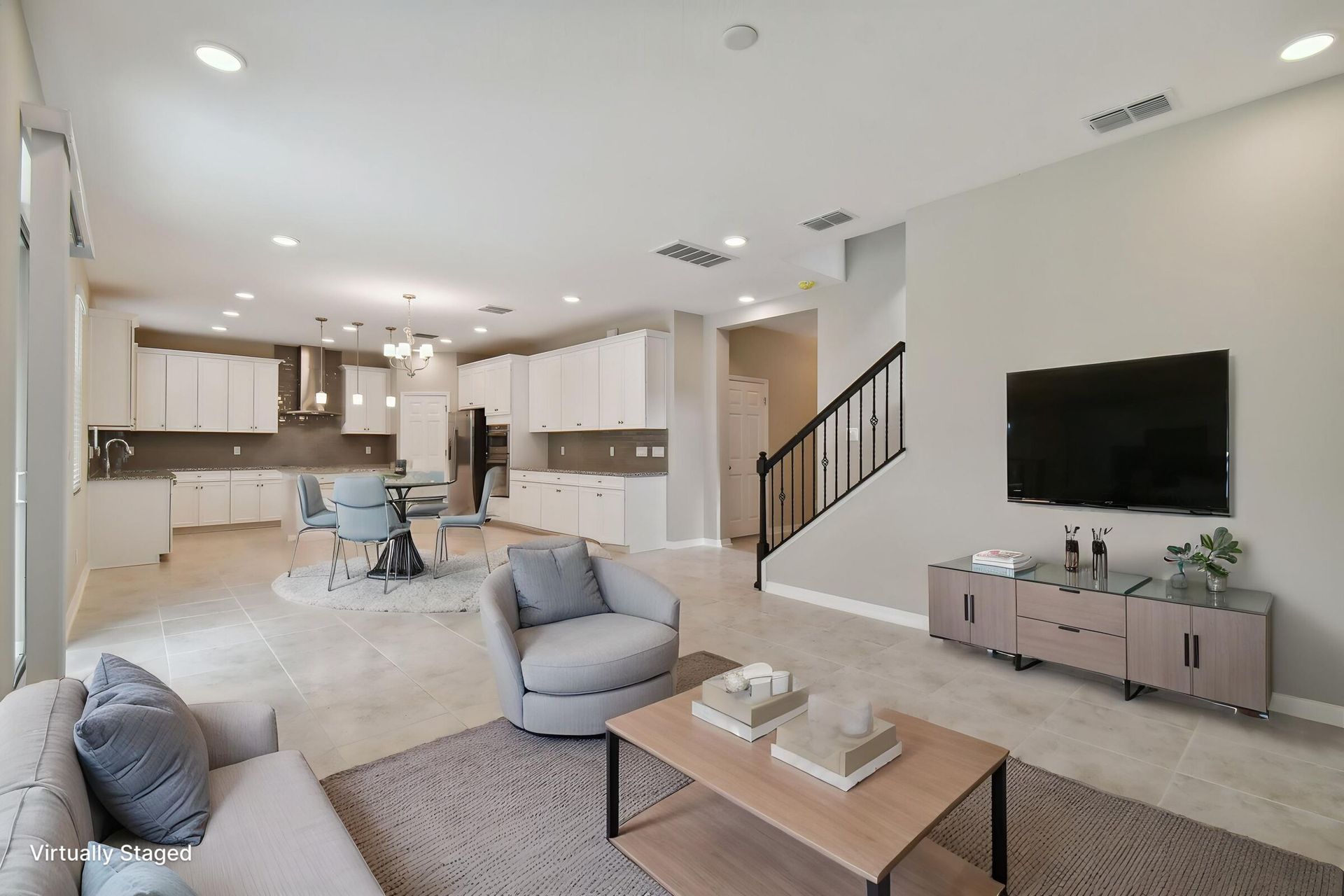 Family Room - Virtually Staged - Representational Photo