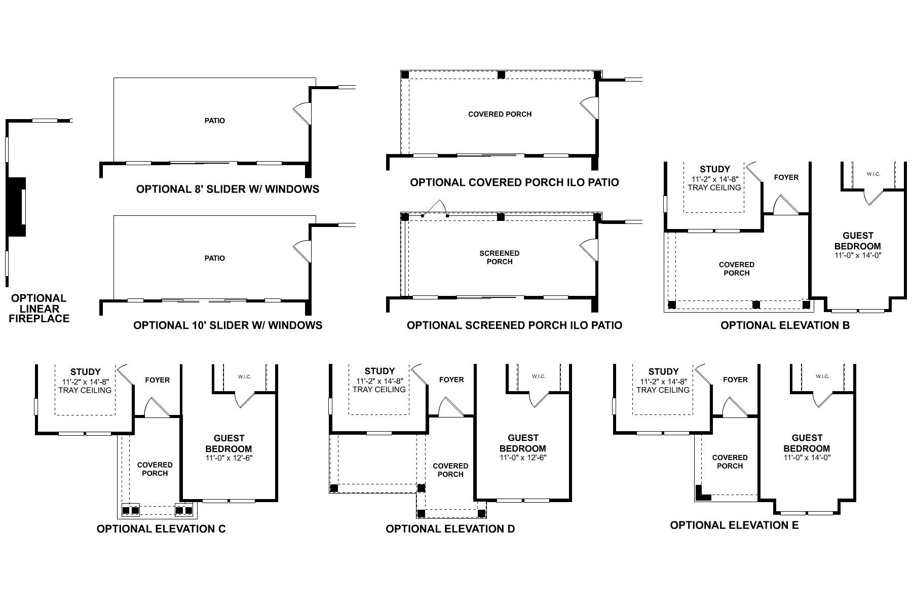 Woodbridge First Floor Options