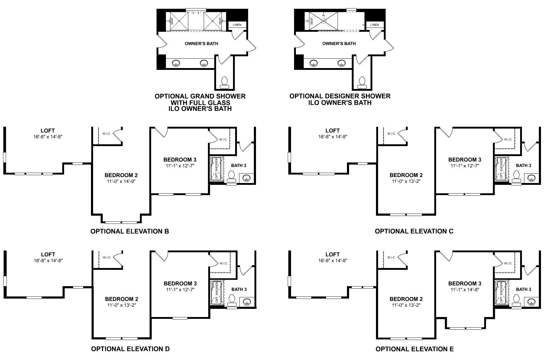 Woodbridge Second Floor Options