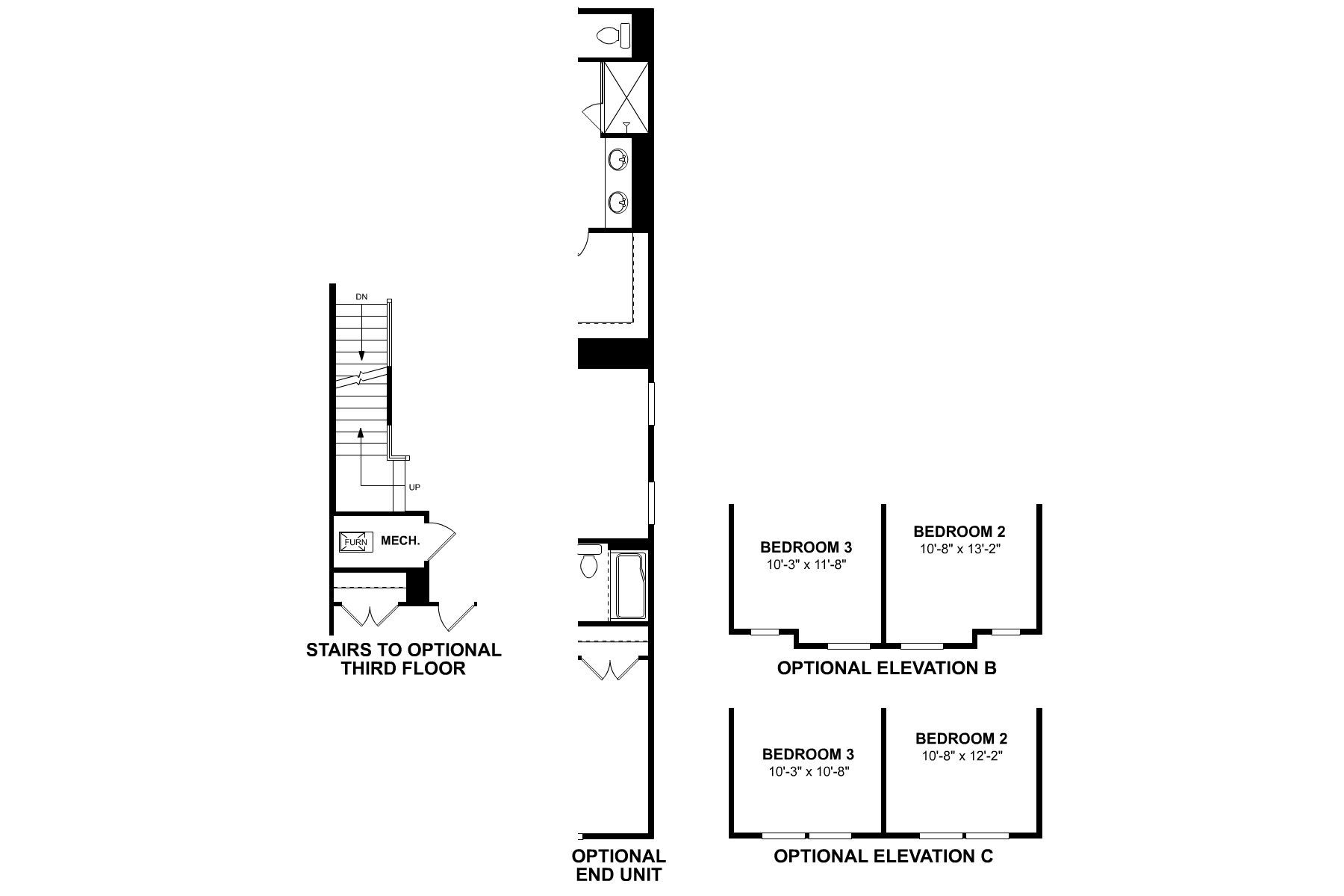 Fenwick Second Floor Options