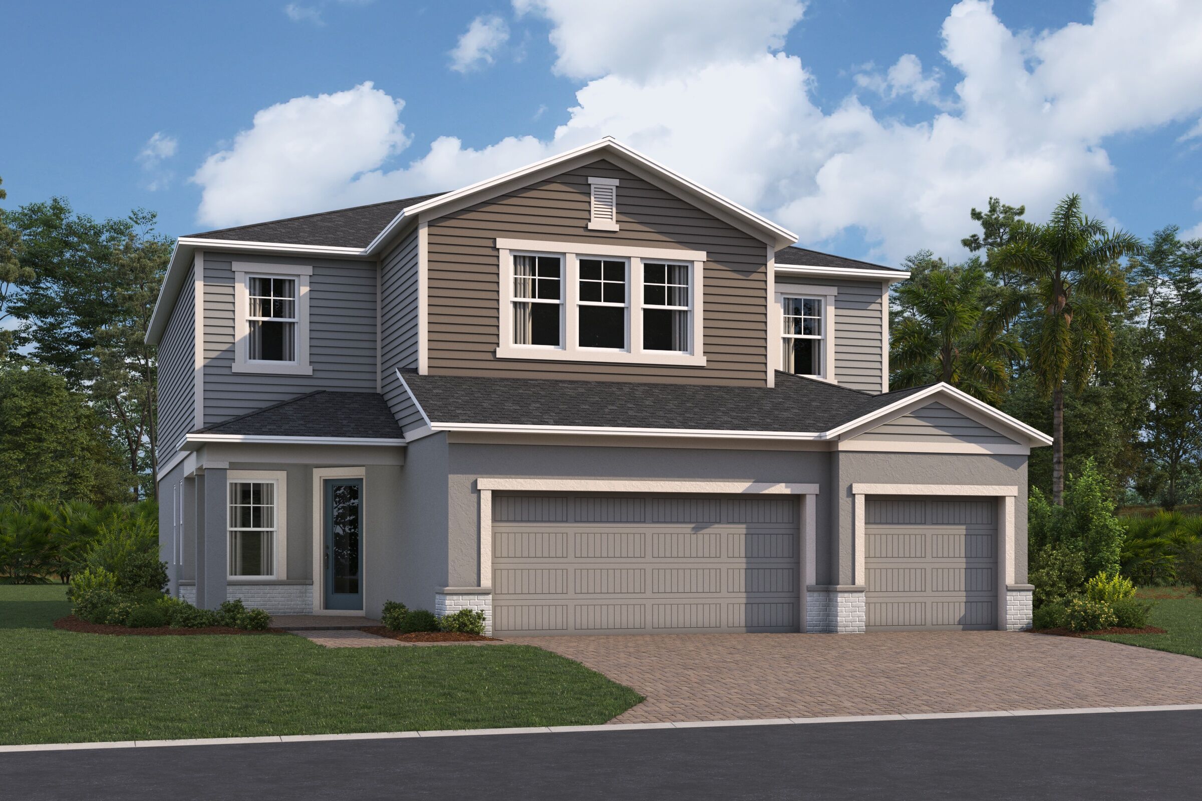 Lancaster Elevation  Traditional