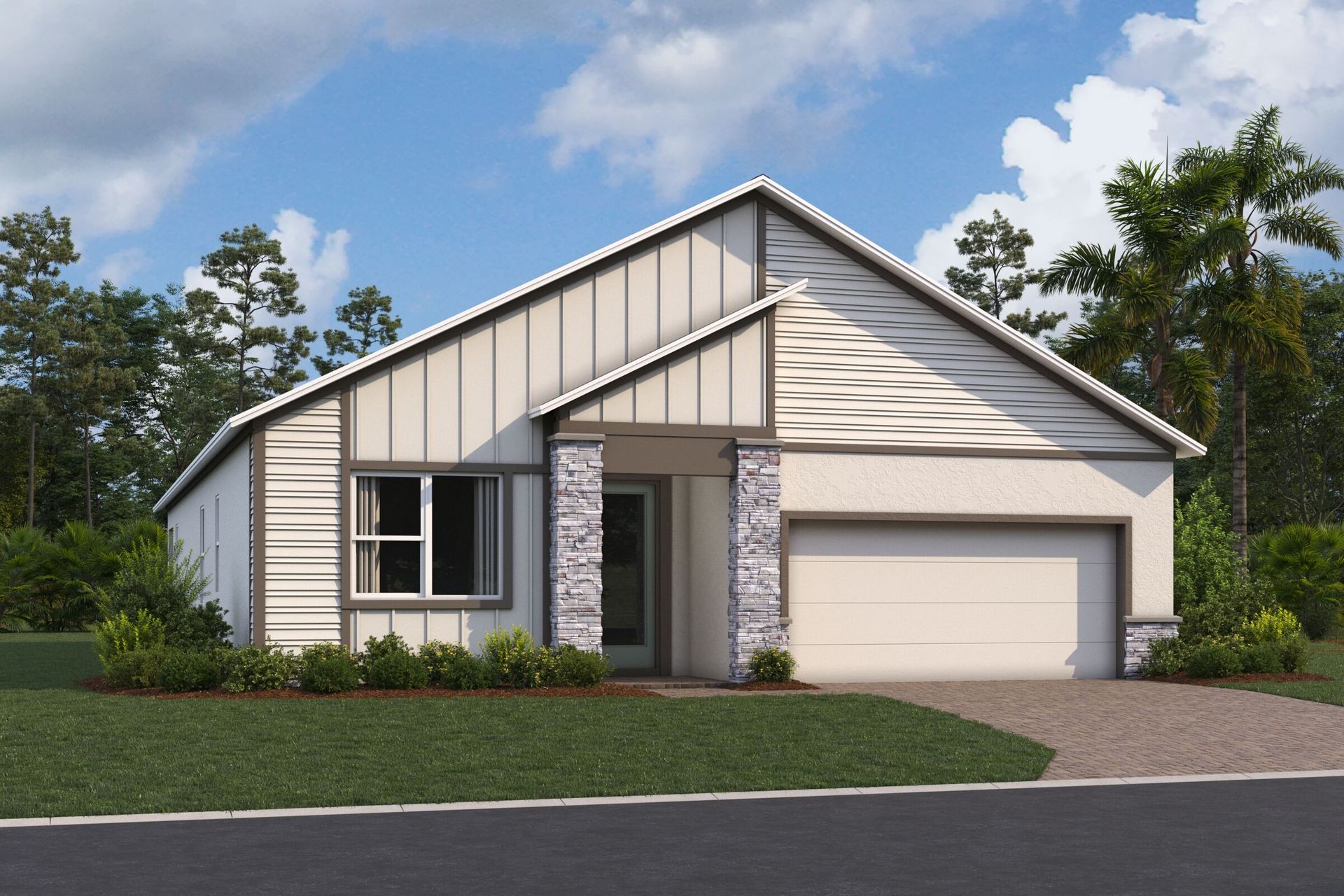 Piedmont Elevation  Contemporary