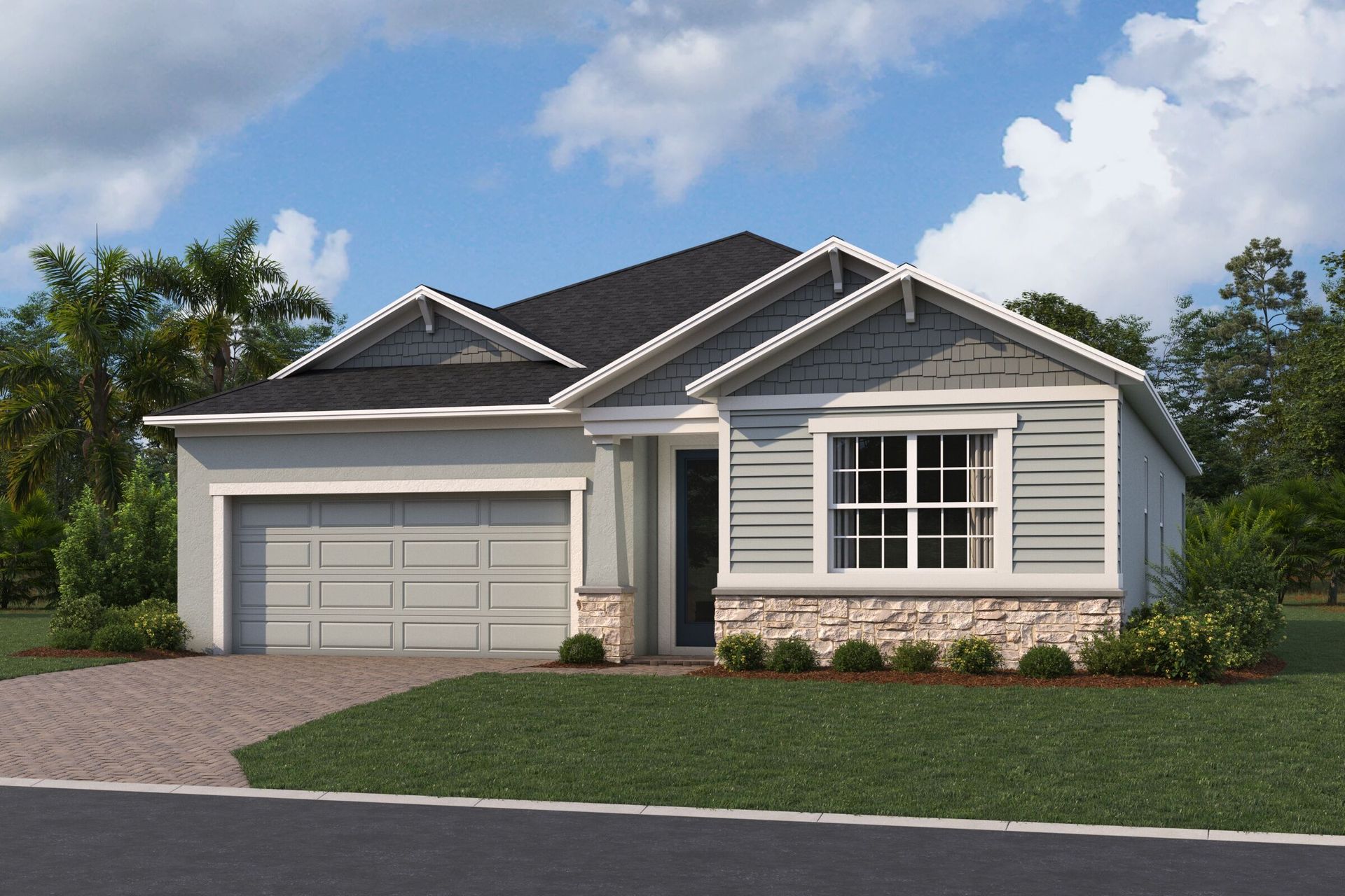 Huntington II Elevation  Craftman