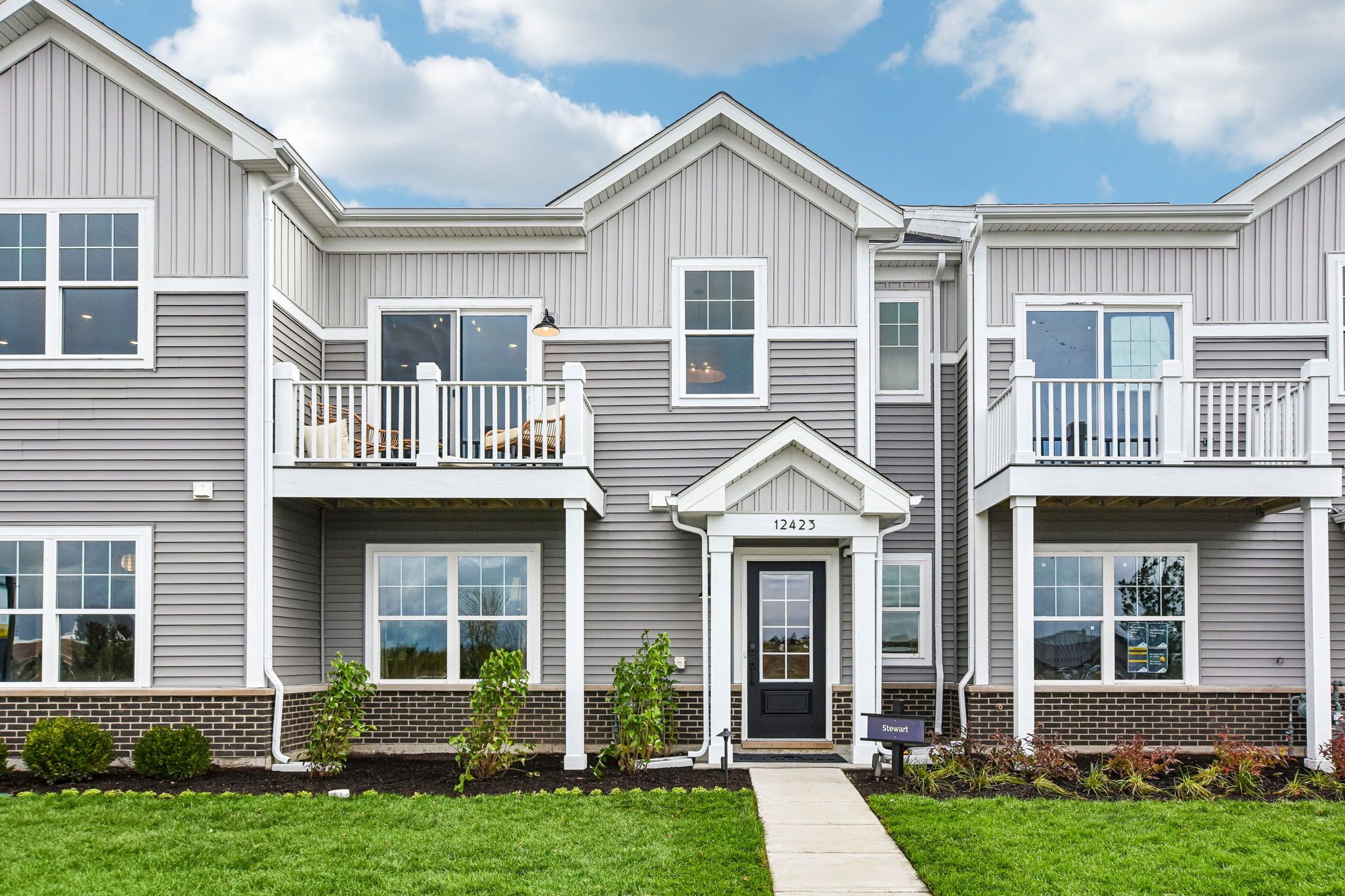 Stewart - The Townes at Stetson: Huntley, Illinois - M/I Homes
