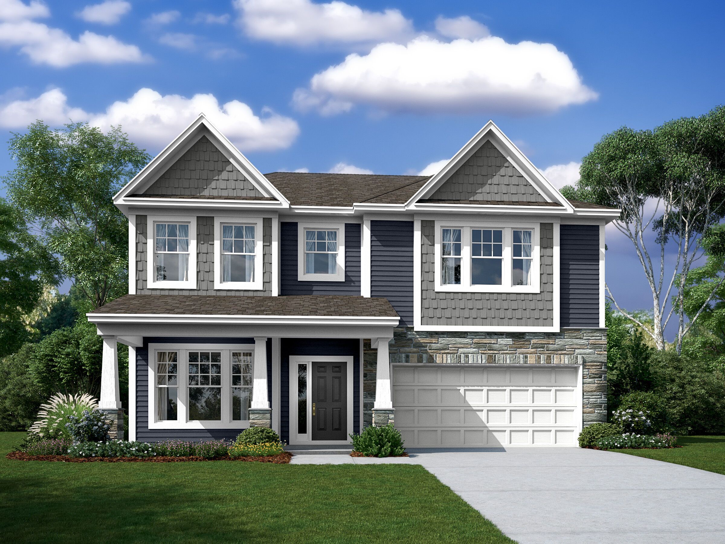 The Fenmore Plan at Annsborough Park in Concord NC by M I Homes