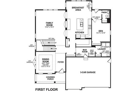 Monroe Floor Plan - M/I Homes