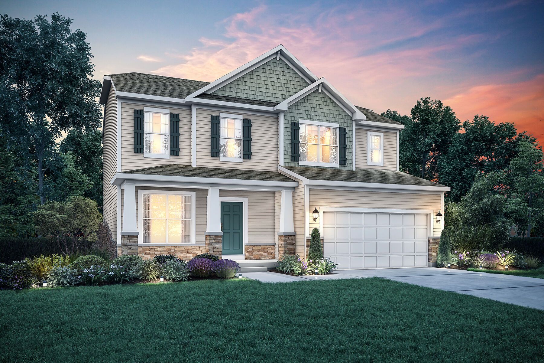 Emerson - Chamberlin Crossing: Dayton, Ohio - M/I Homes