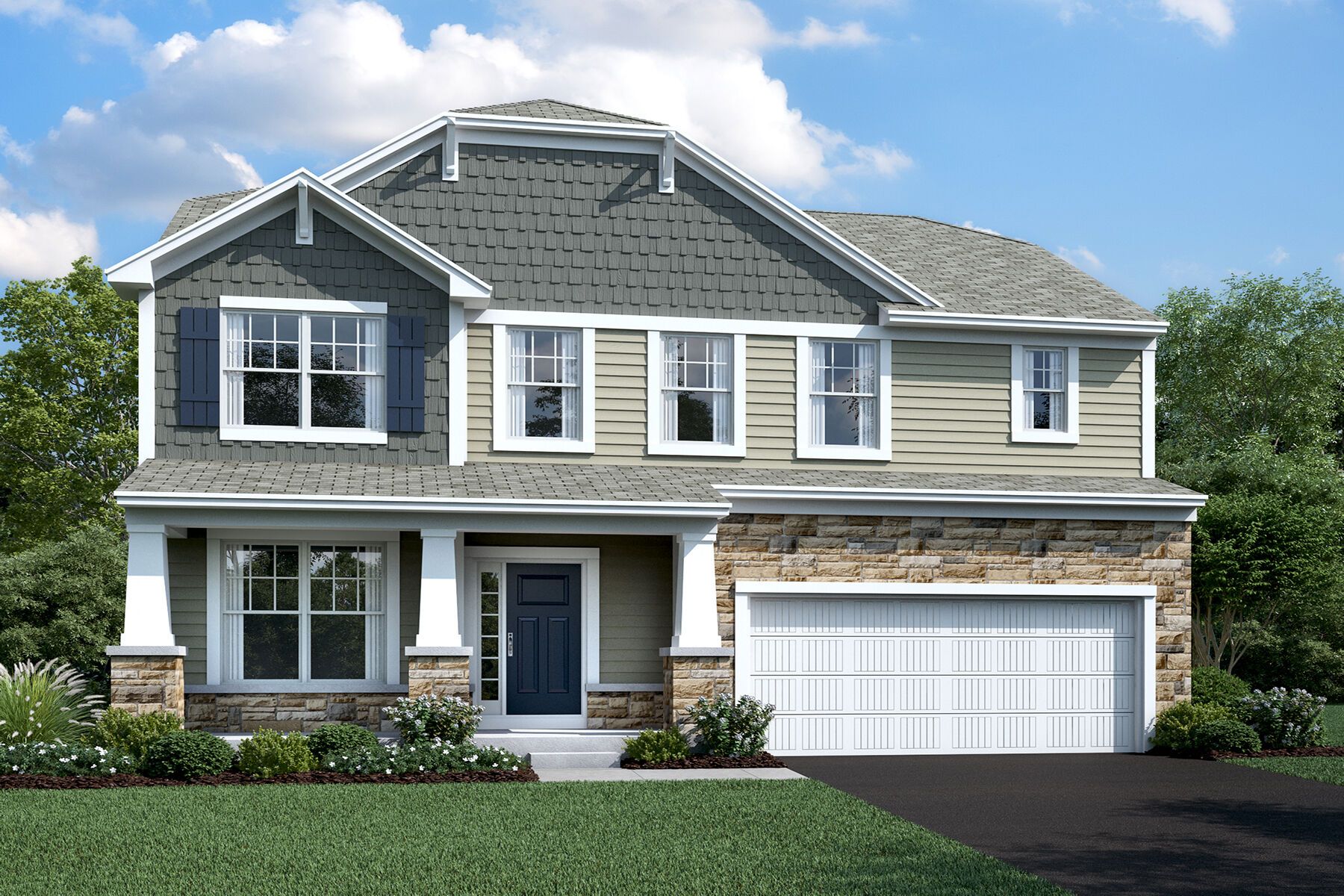 Findlay Plan at Darby Station in Plain City, OH by M/I Homes