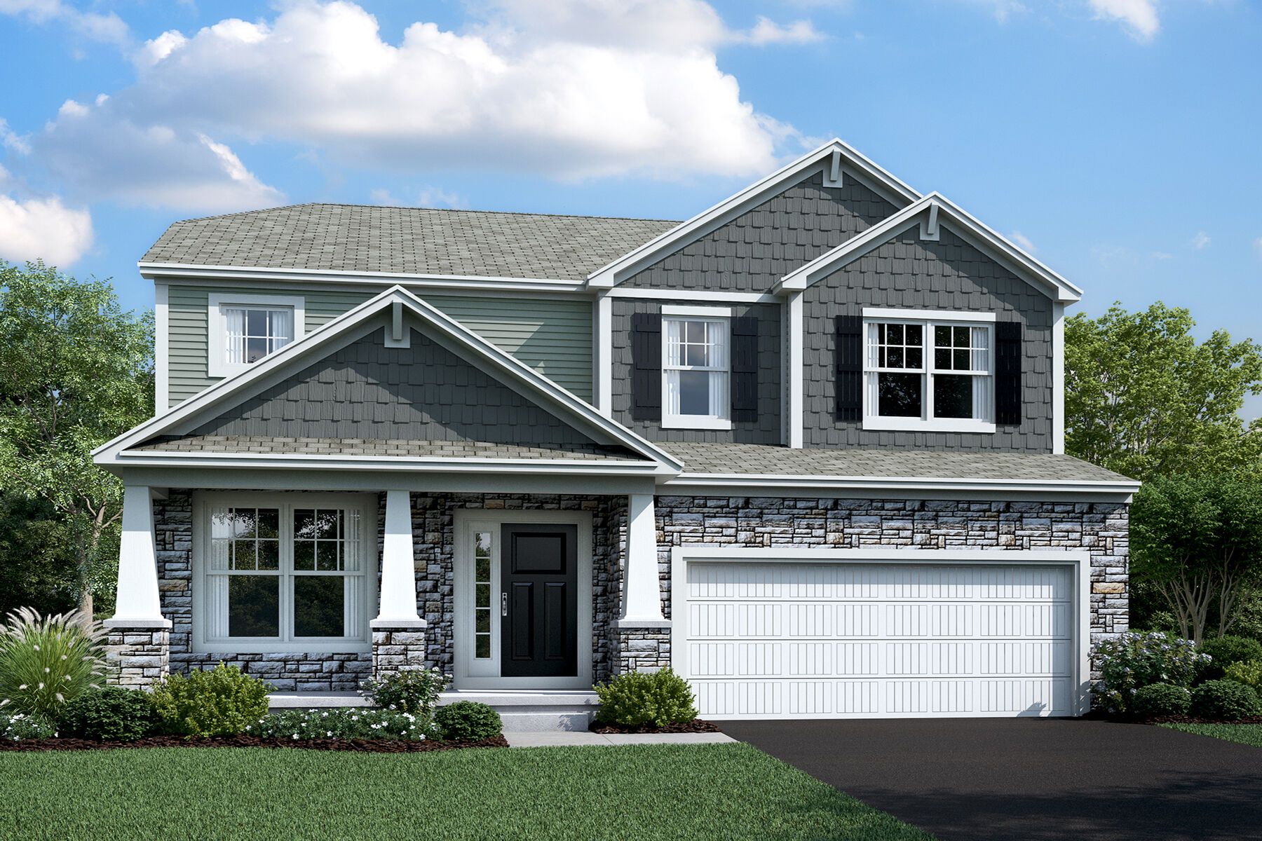 Madison Plan at Pinnacle Quarry in Grove City, OH by M/I Homes