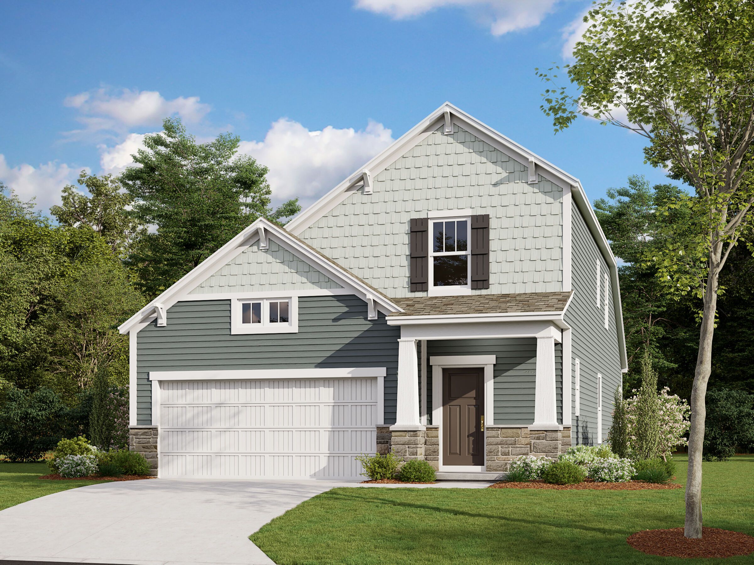 Oxford - Clarkshaw Crossing: Powell, Ohio - M/I Homes