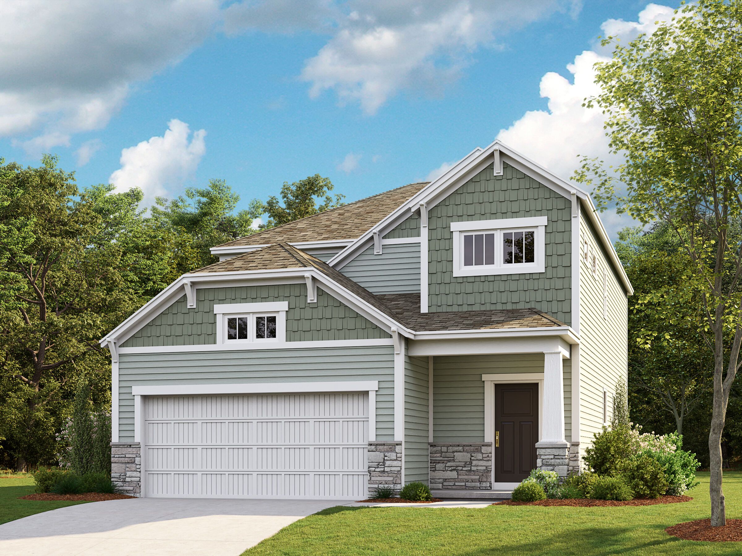 Petoskey - Clarkshaw Crossing: Powell, Ohio - M/I Homes