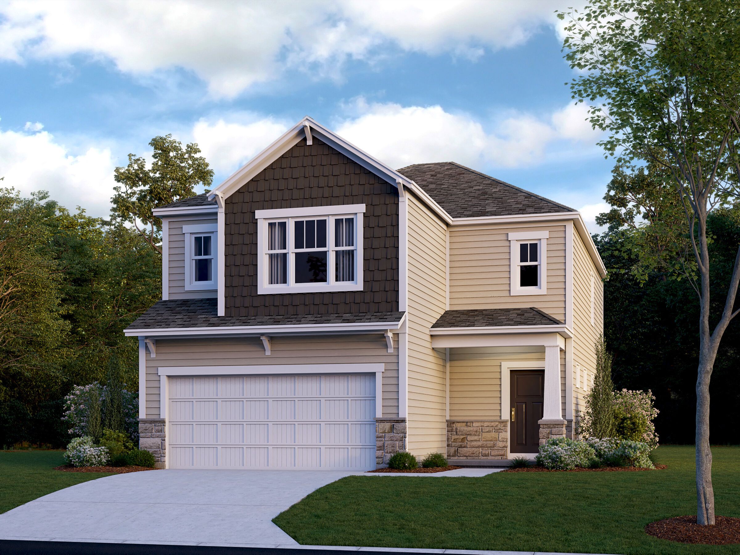 Saugatuck - Clarkshaw Crossing: Powell, Ohio - M/I Homes