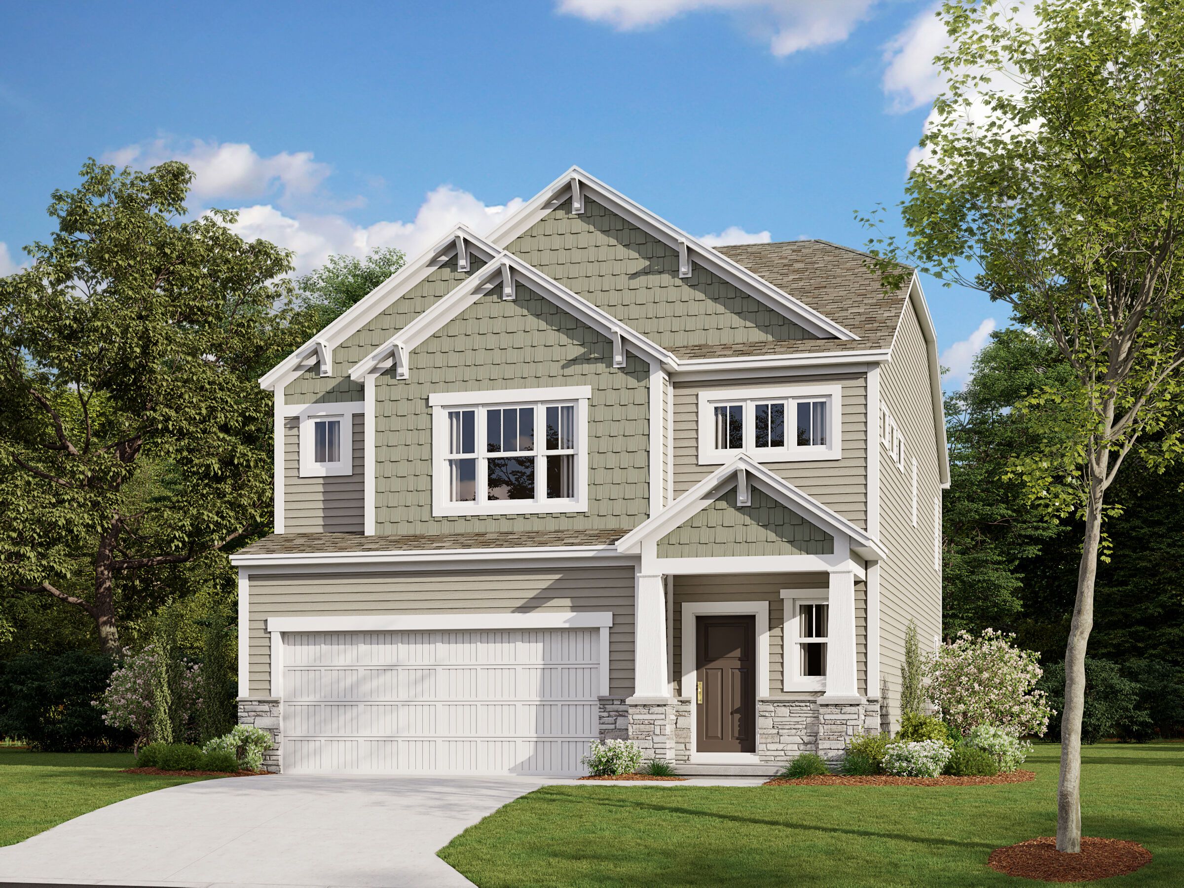 Westerville - Clarkshaw Crossing: Powell, Ohio - M/I Homes