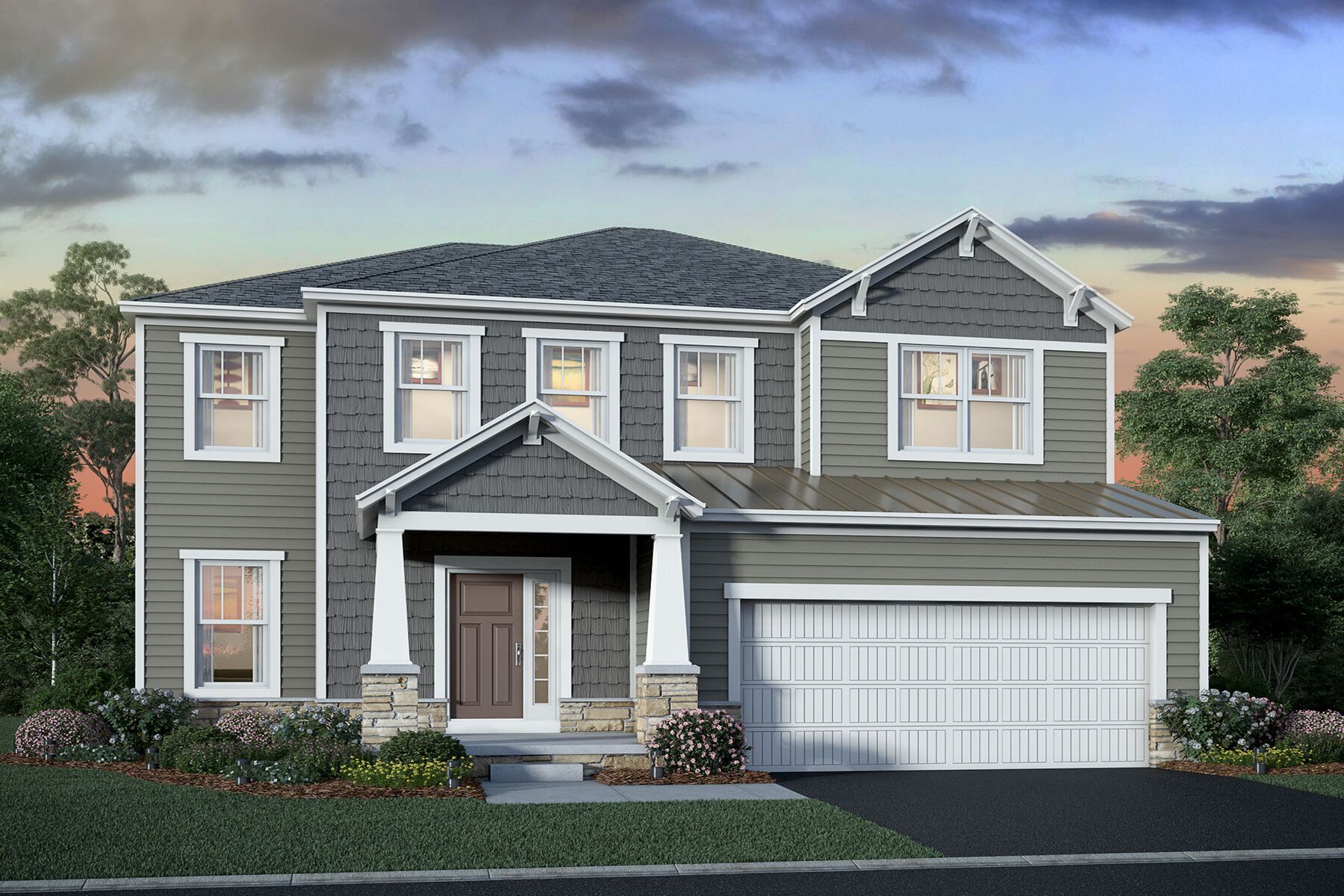 Dartmouth - The Ridge at Glacier Pointe: Plain City, Ohio - M/I Homes