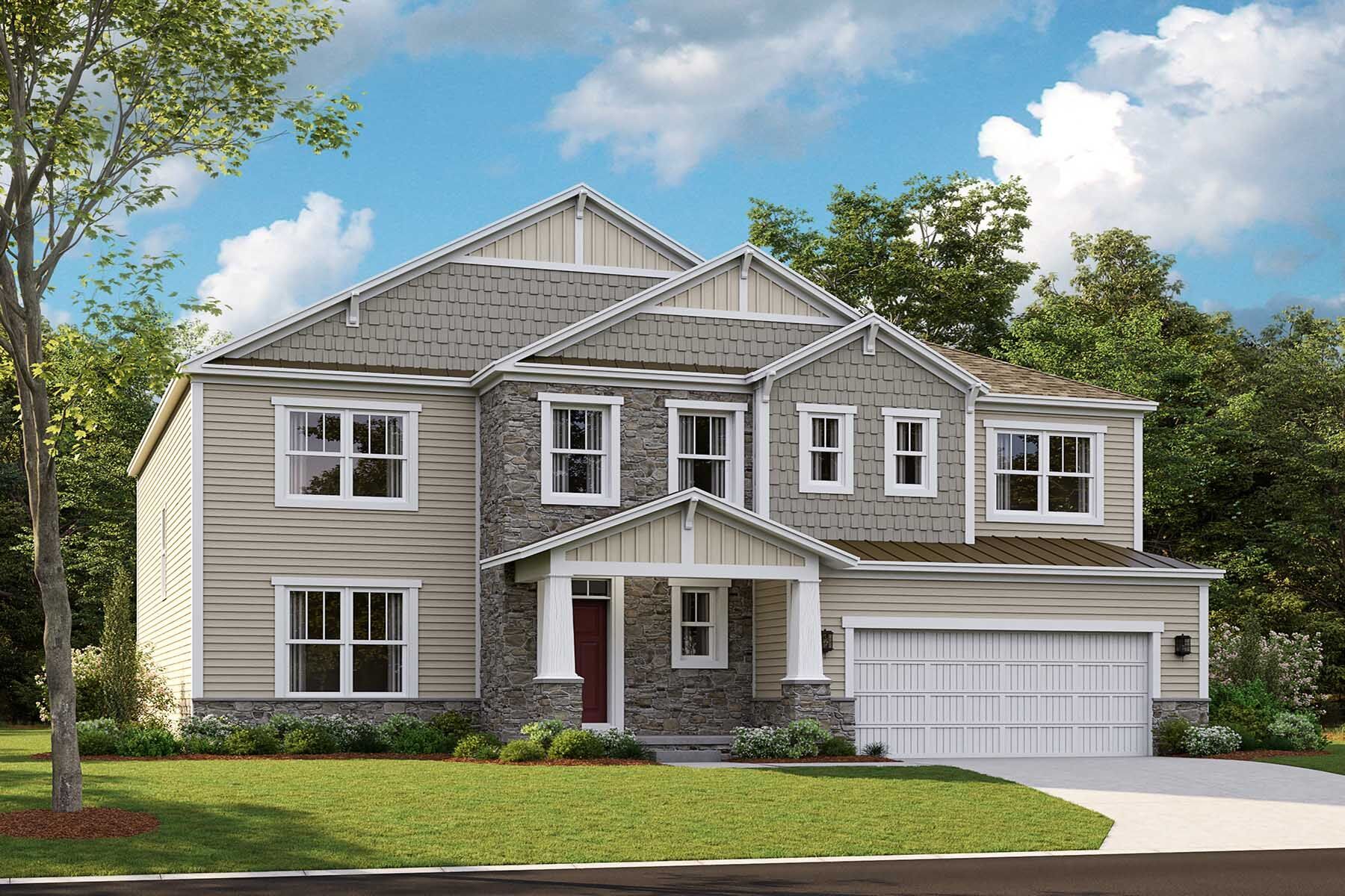 Vanderbilt - The Ridge at Glacier Pointe: Plain City, Ohio - M/I Homes