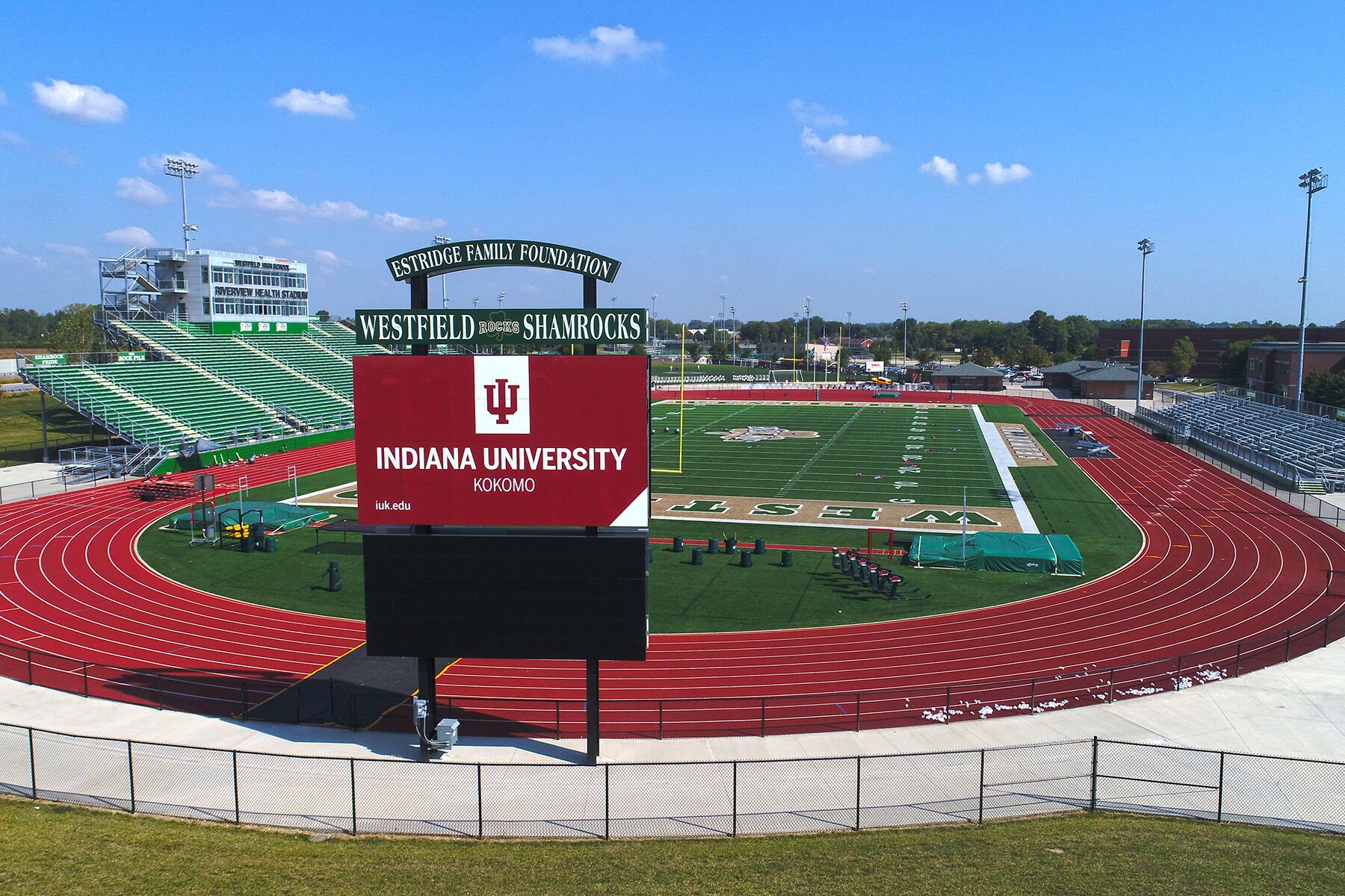 School Football Field and Track