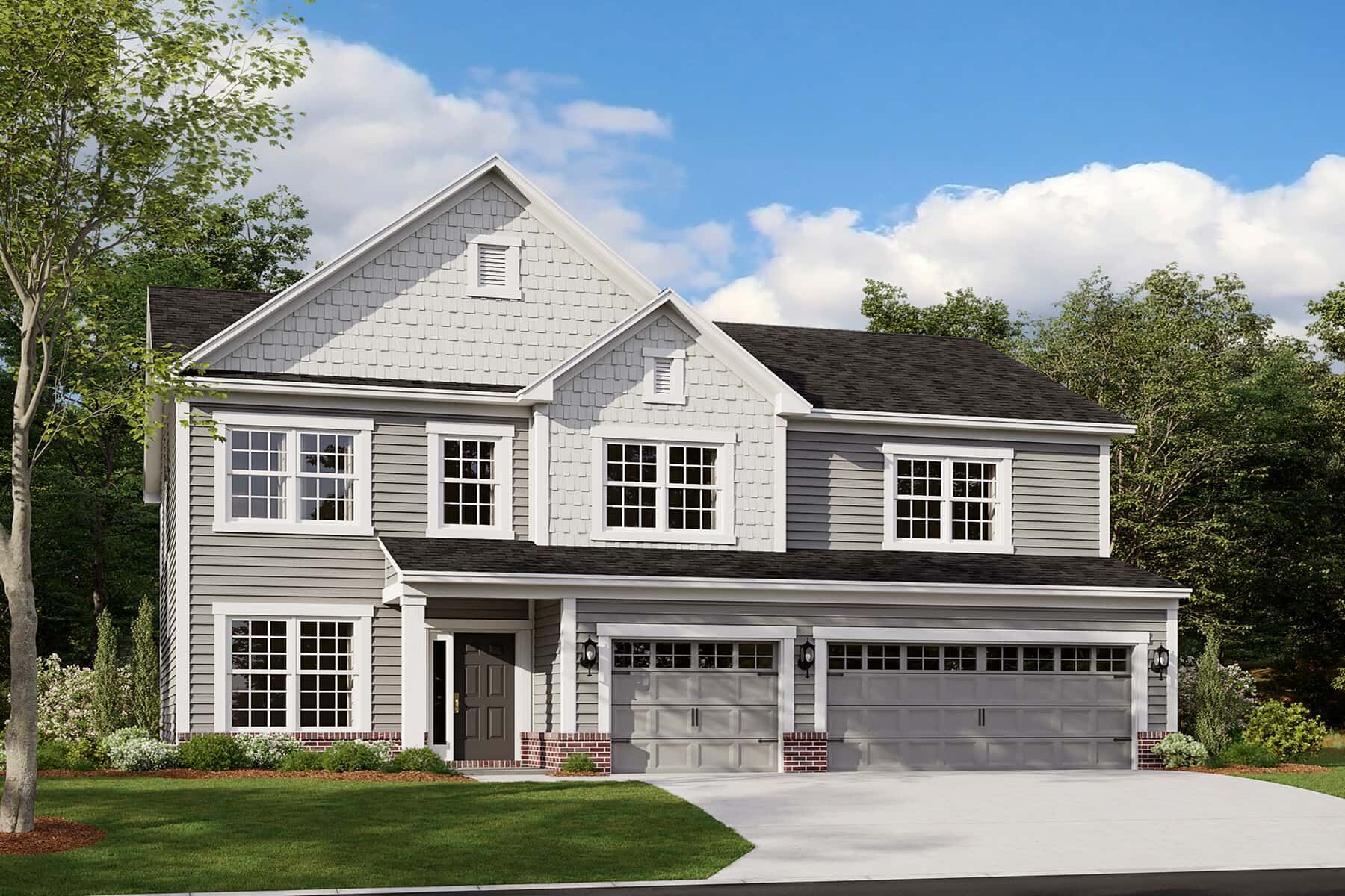 Drake Basement Plan at Berry Chase in Indianapolis, IN by M/I Homes