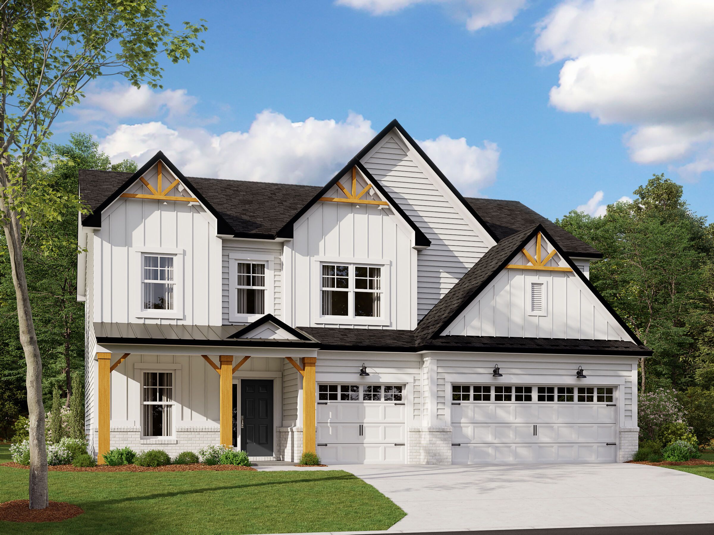 Drake - Sawyer Walk: Bargersville, Indiana - M/I Homes