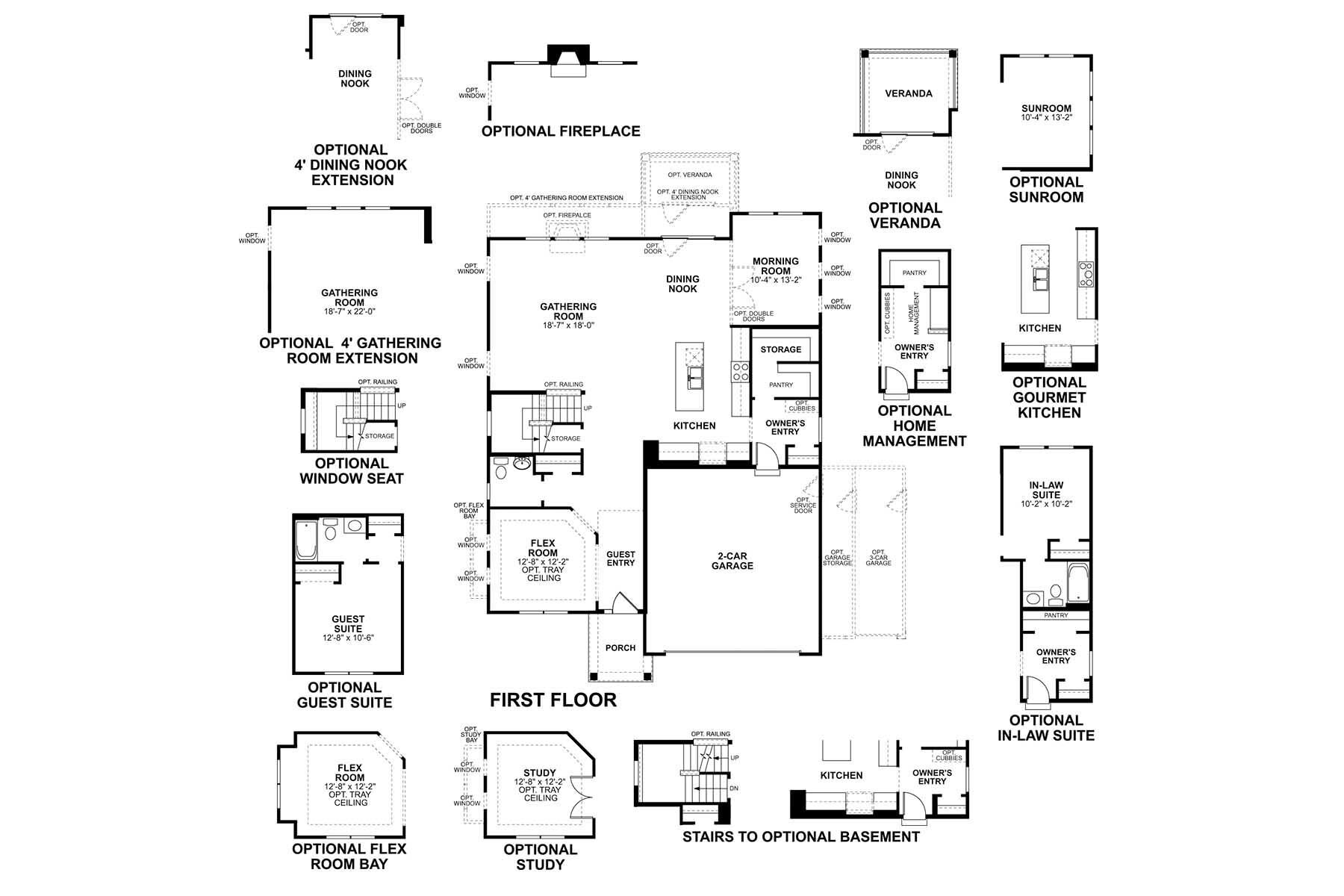 Glendale Basement - Auburn Ridge: Brownsburg, Indiana - M/I Homes