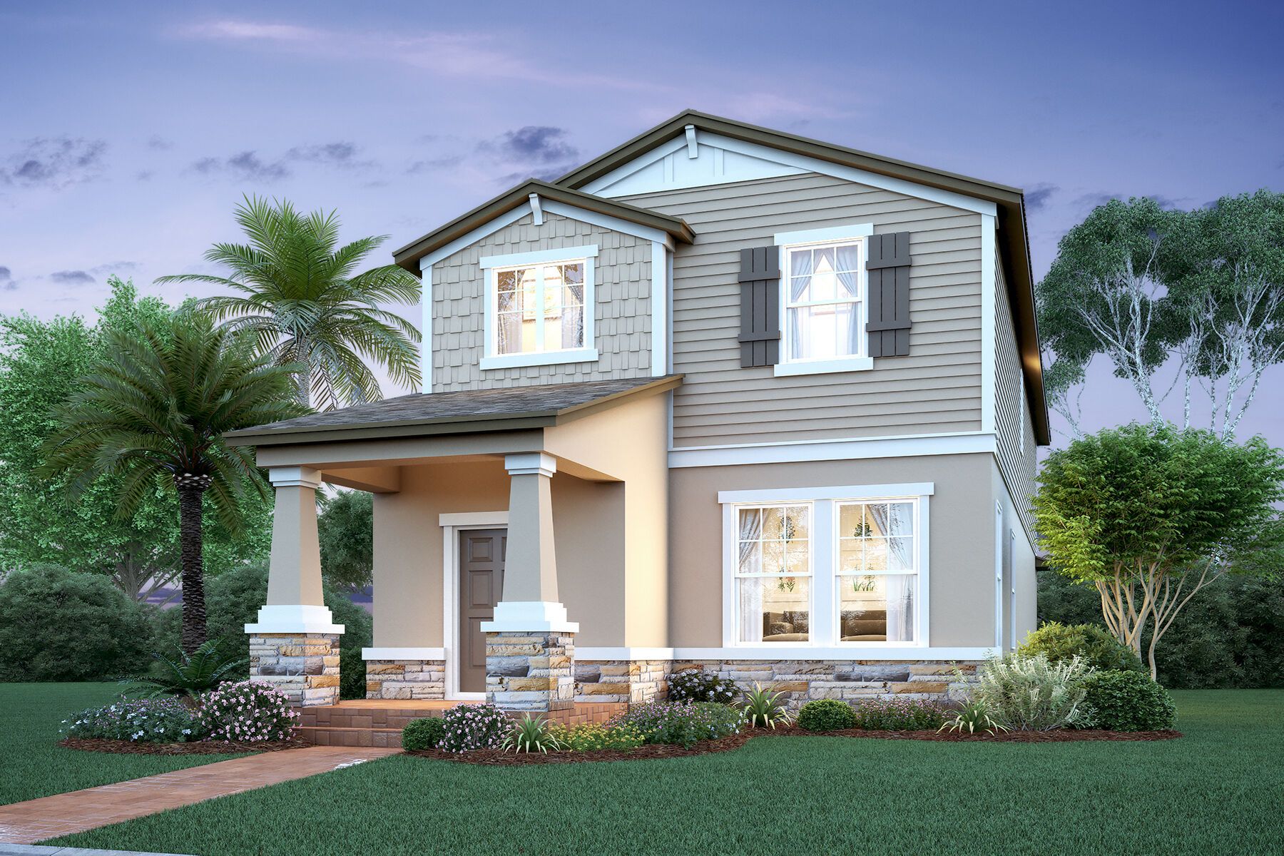Baldwin - Center Lake On The Park: Saint Cloud, Florida - M/I Homes
