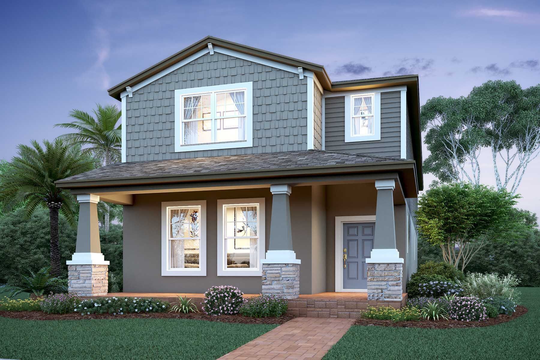 Sebring - Center Lake On The Park: Saint Cloud, Florida - M/I Homes