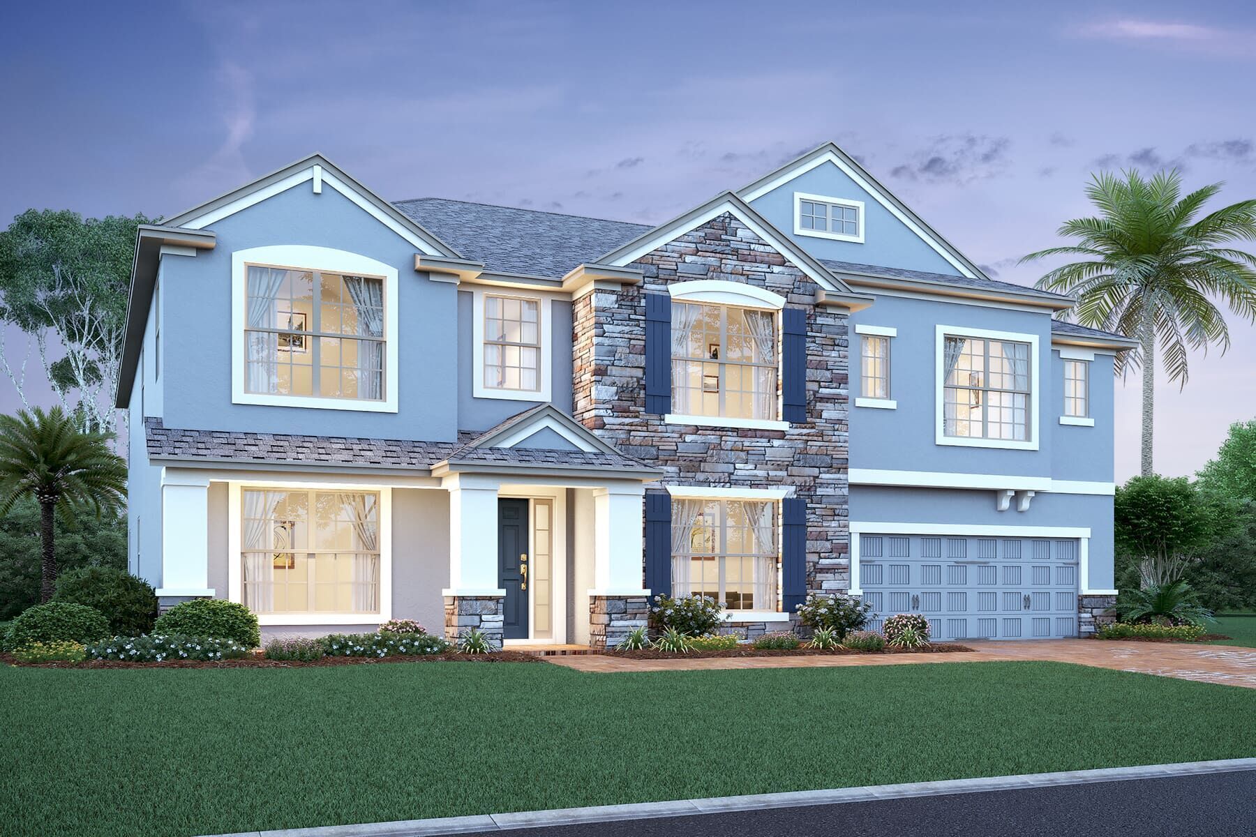 Grandview Fl Plan At Red Ember In Oviedo, FL By M/I Homes