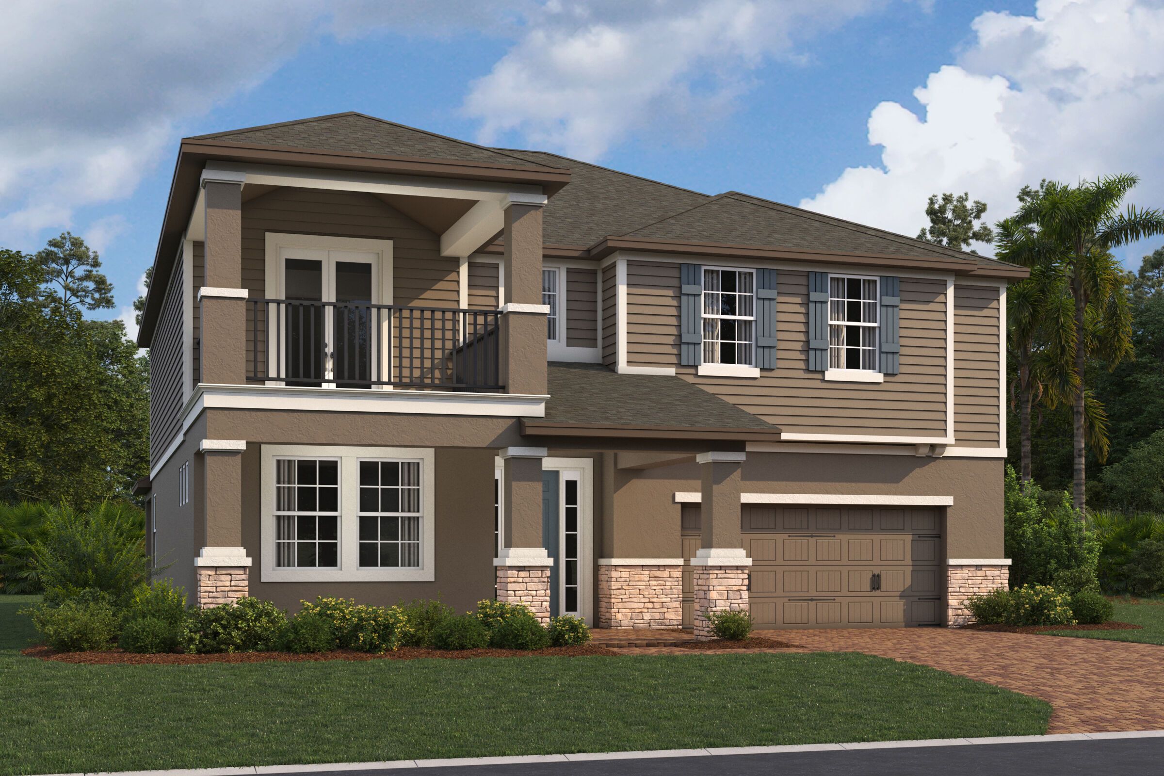 Glenwood Plan at Eden at Crossprairie in Saint Cloud, FL by M/I Homes