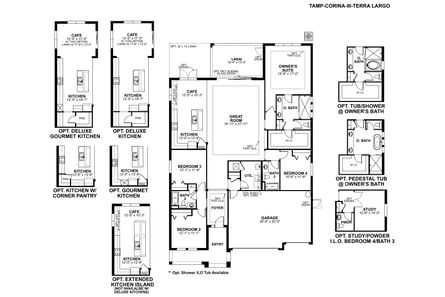Corina  III Floor Plan - M/I Homes