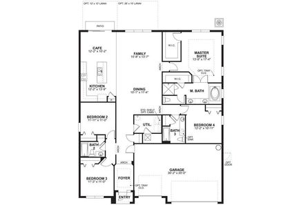 Corina II Floor Plan - M/I Homes