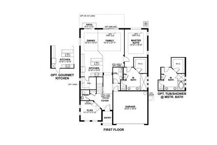 Santa Monica Floor Plan - M/I Homes