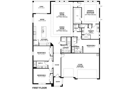 Corina Xl Floor Plan - M/I Homes