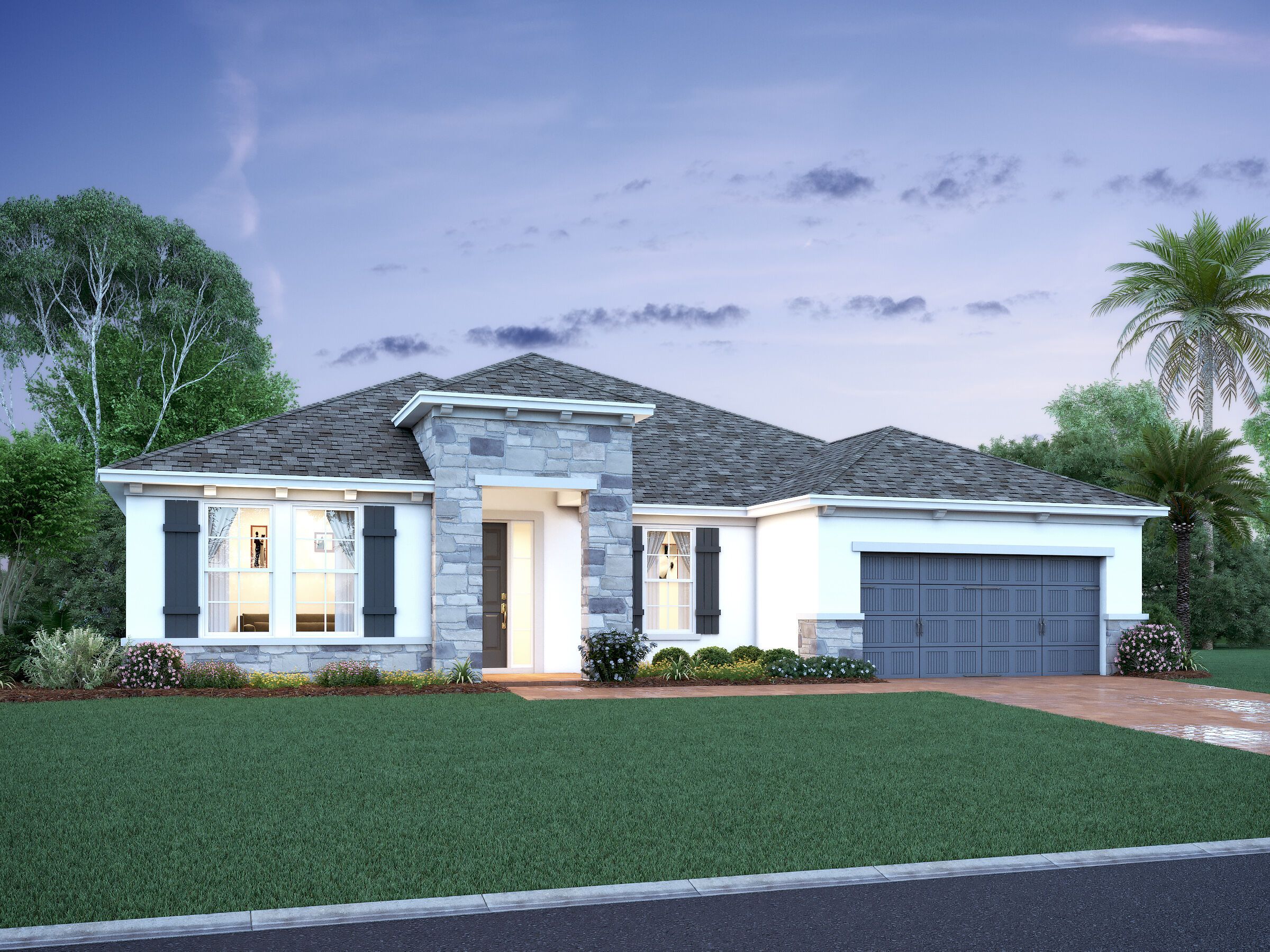 Kingston II - Ravencliffe: Oviedo, Florida - M/I Homes