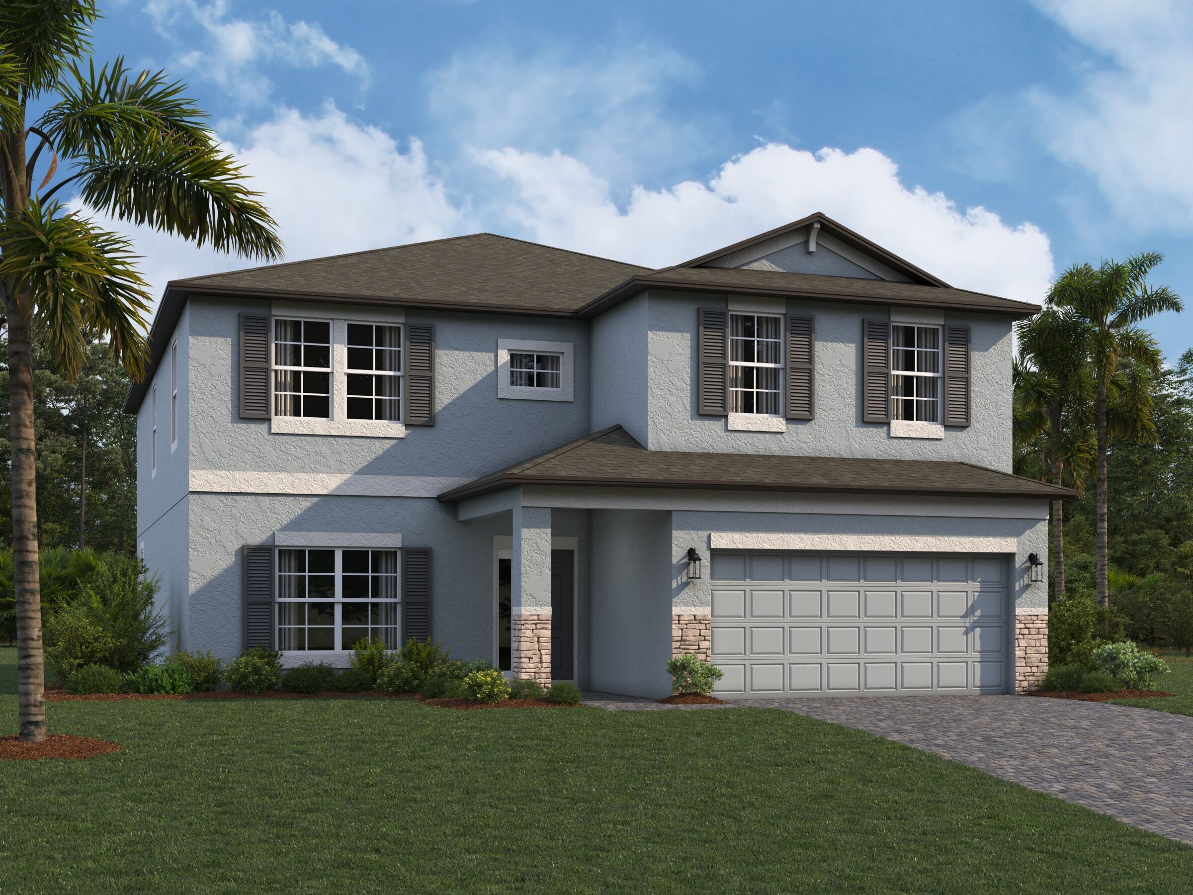 Coronado II Plan at Oakstead Estates in Land O' Lakes, FL by M/I Homes