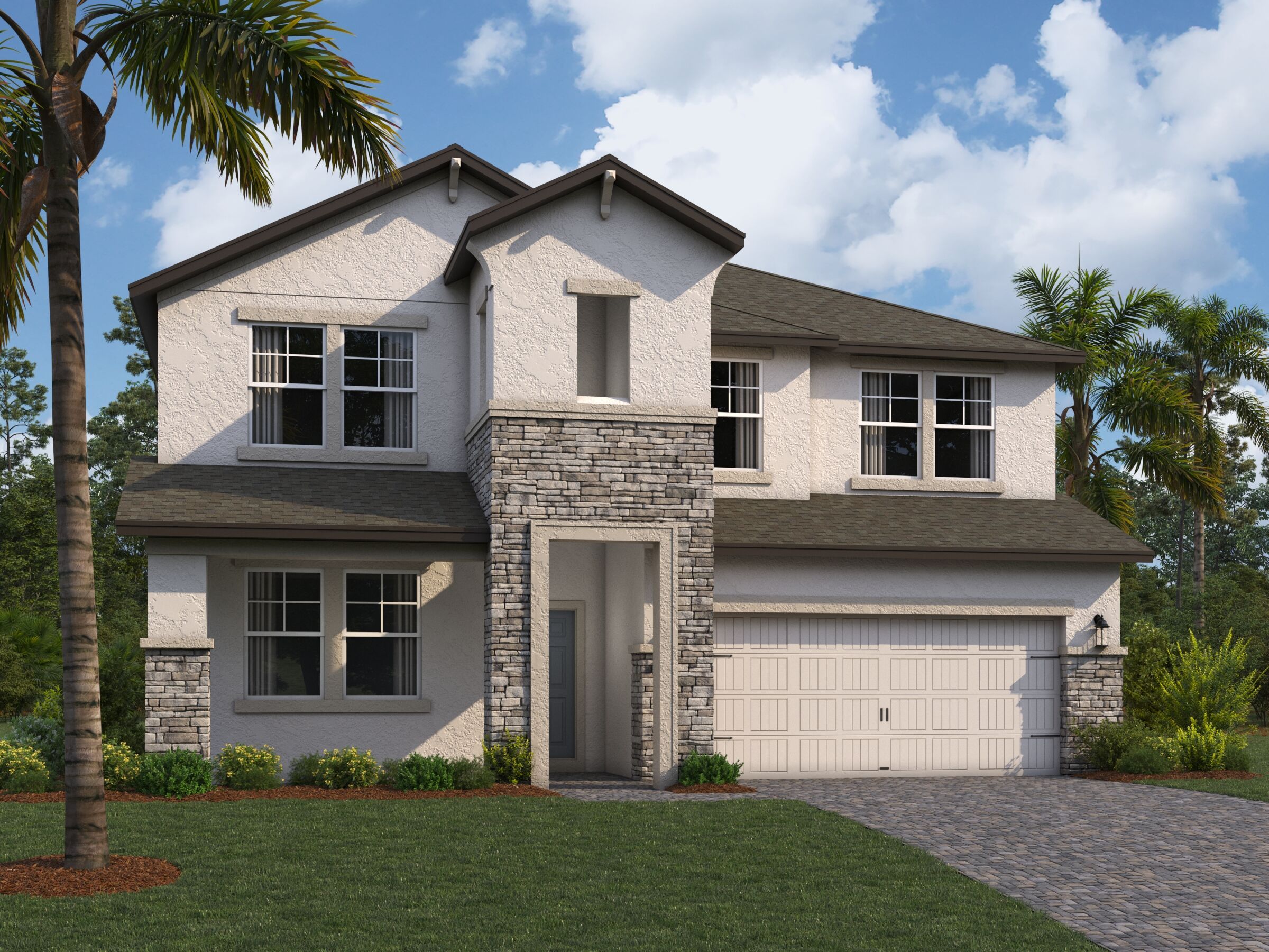 Santa Monica Plan at KBar Ranch Gilded Woods in Tampa, FL by M/I Homes