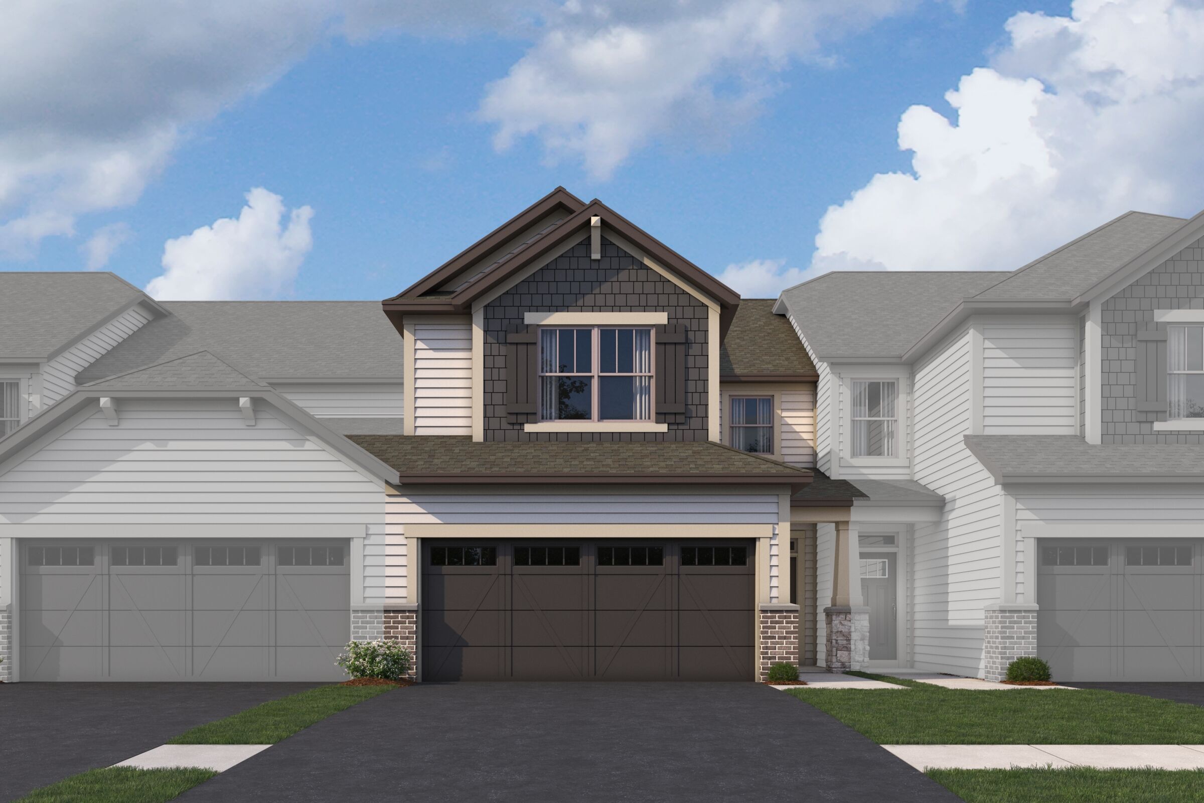 Braeden - The Townes At Farmingdale: Woodridge, Illinois - M/I Homes