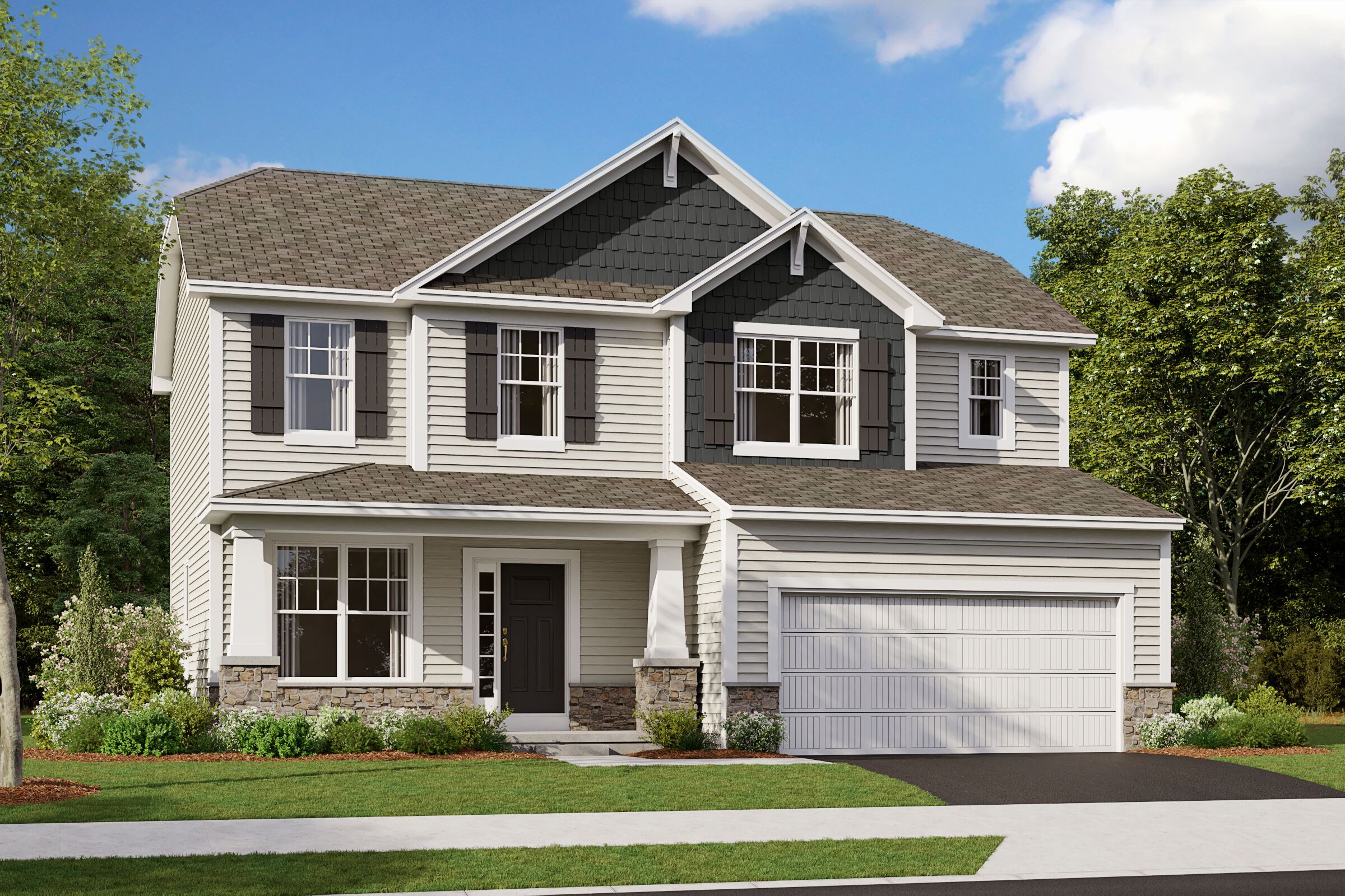 Dearborn - Homes at Foxfire: Commercial Point, Ohio - M/I Homes
