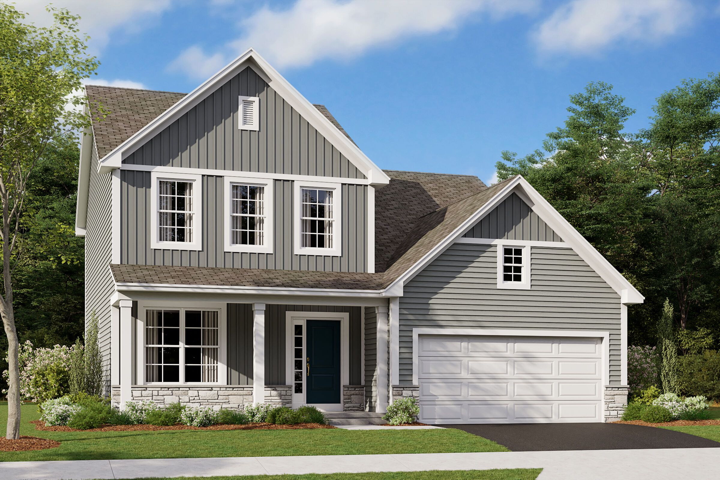 Erie - Homes at Foxfire: Commercial Point, Ohio - M/I Homes