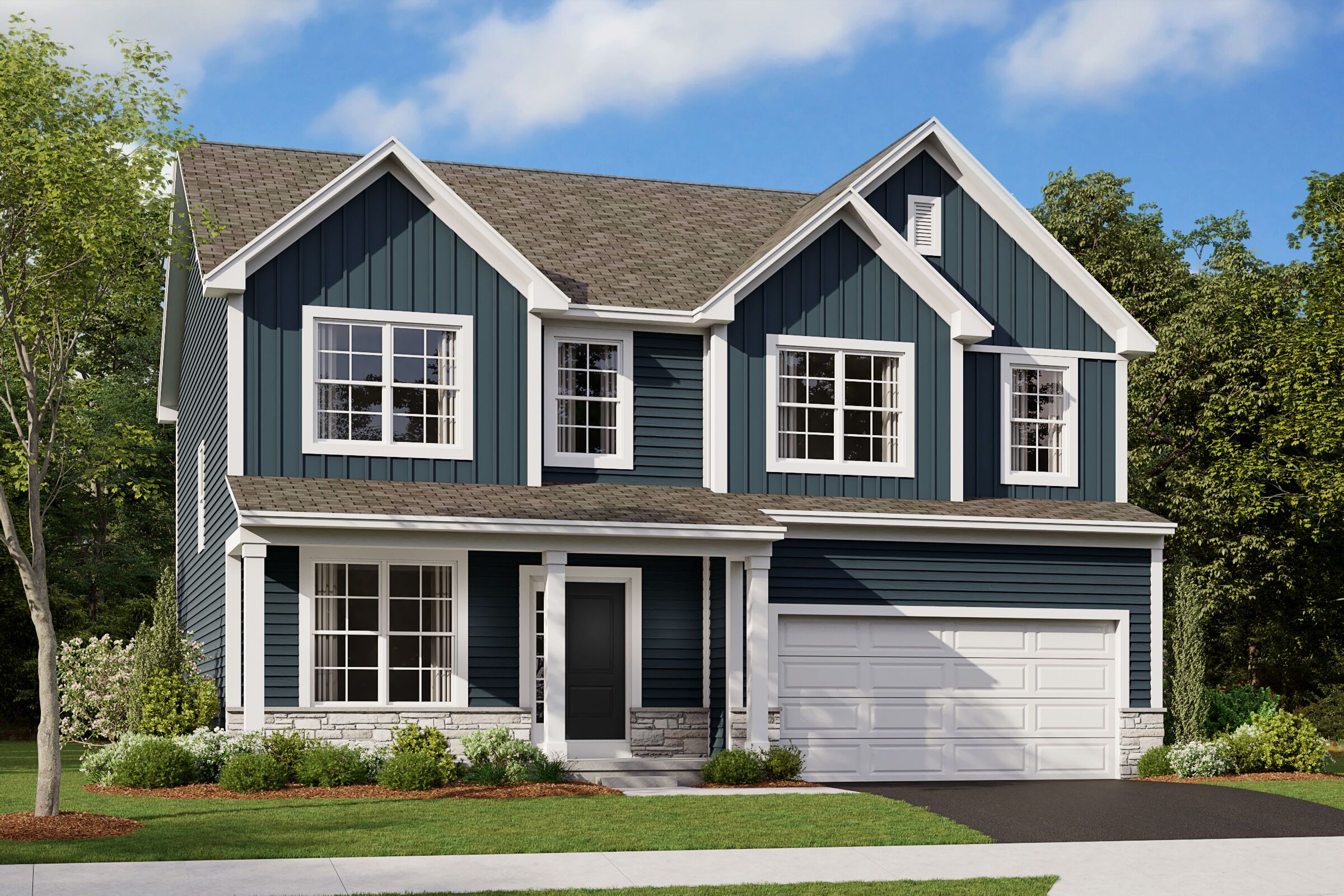 Findlay - Homes at Foxfire: Commercial Point, Ohio - M/I Homes