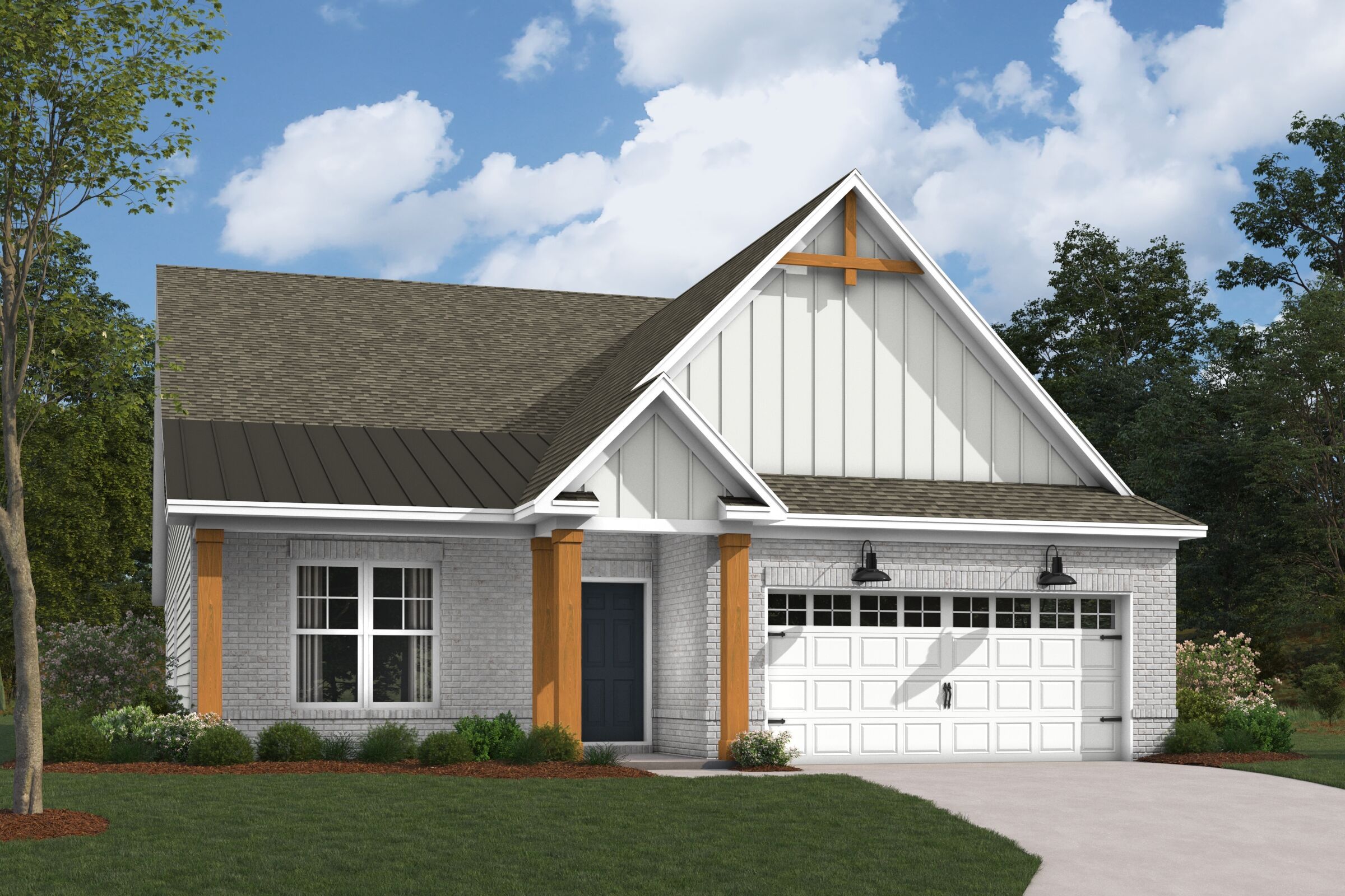 Olympic II - Auburn Ridge: Brownsburg, Indiana - M/I Homes