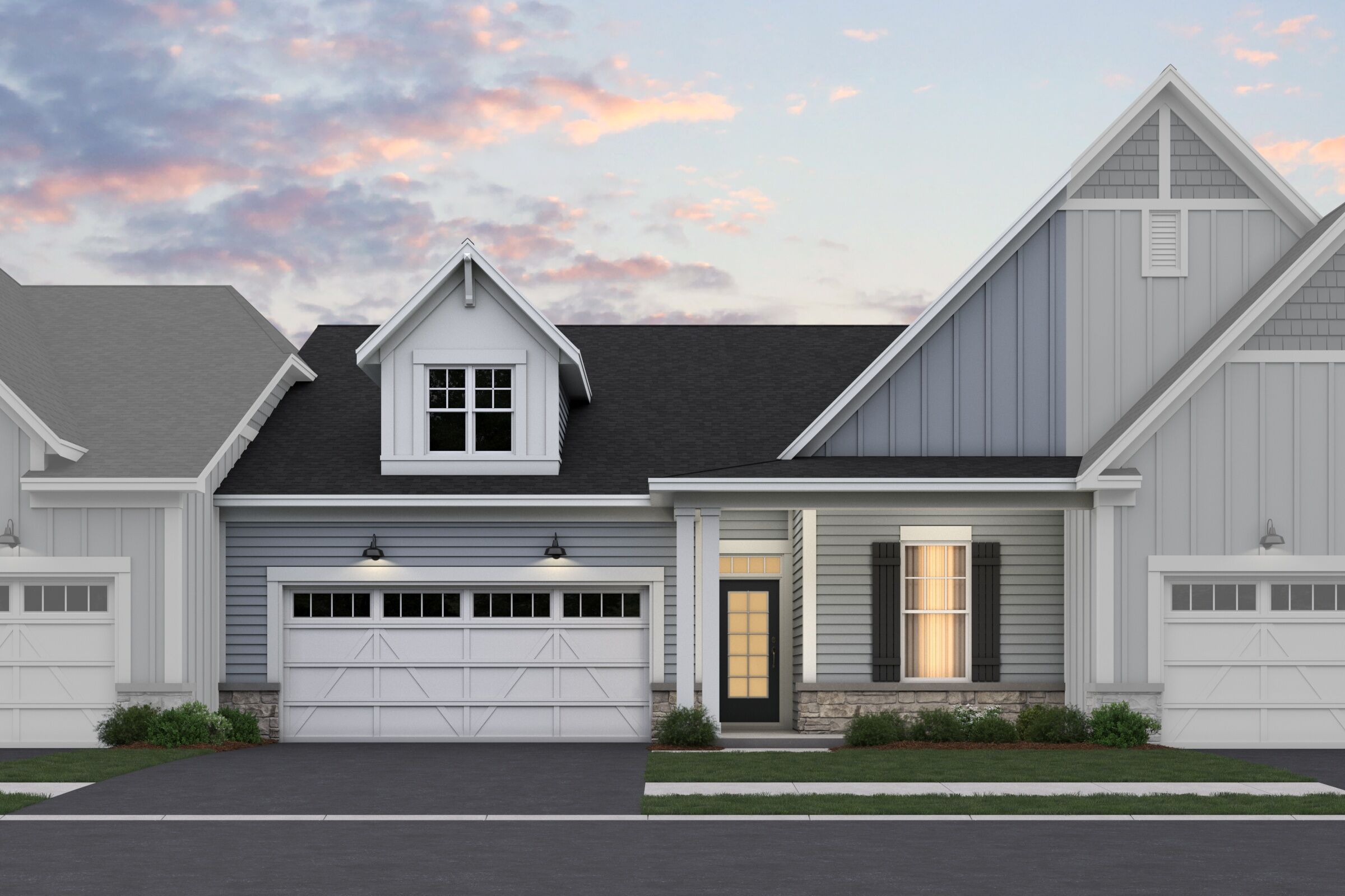 Abbey - The Villas At Lockley: Plainfield, Illinois - M/I Homes