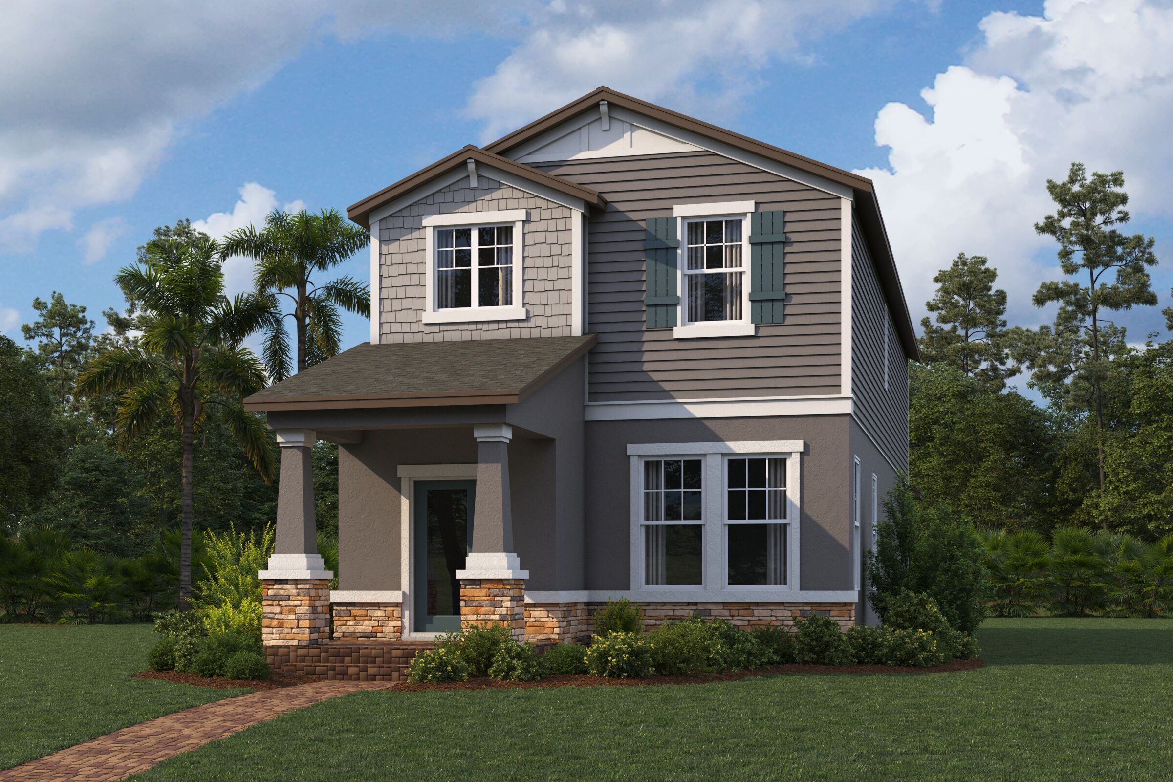 Baldwin - Center Lake On The Park: Saint Cloud, Florida - M/I Homes