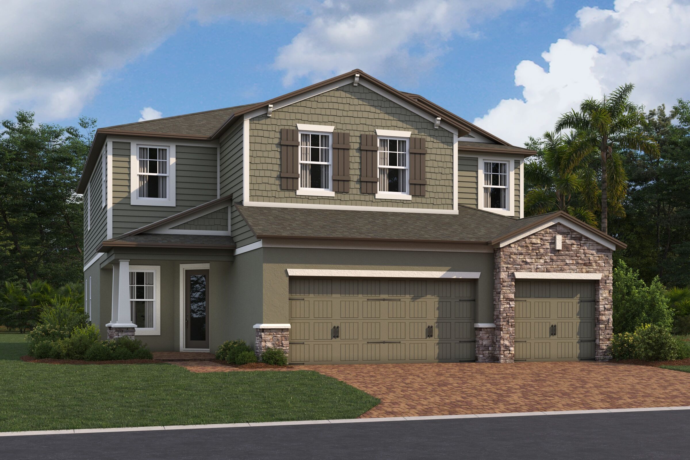 Lancaster - Center Lake On The Park: Saint Cloud, Florida - M/I Homes