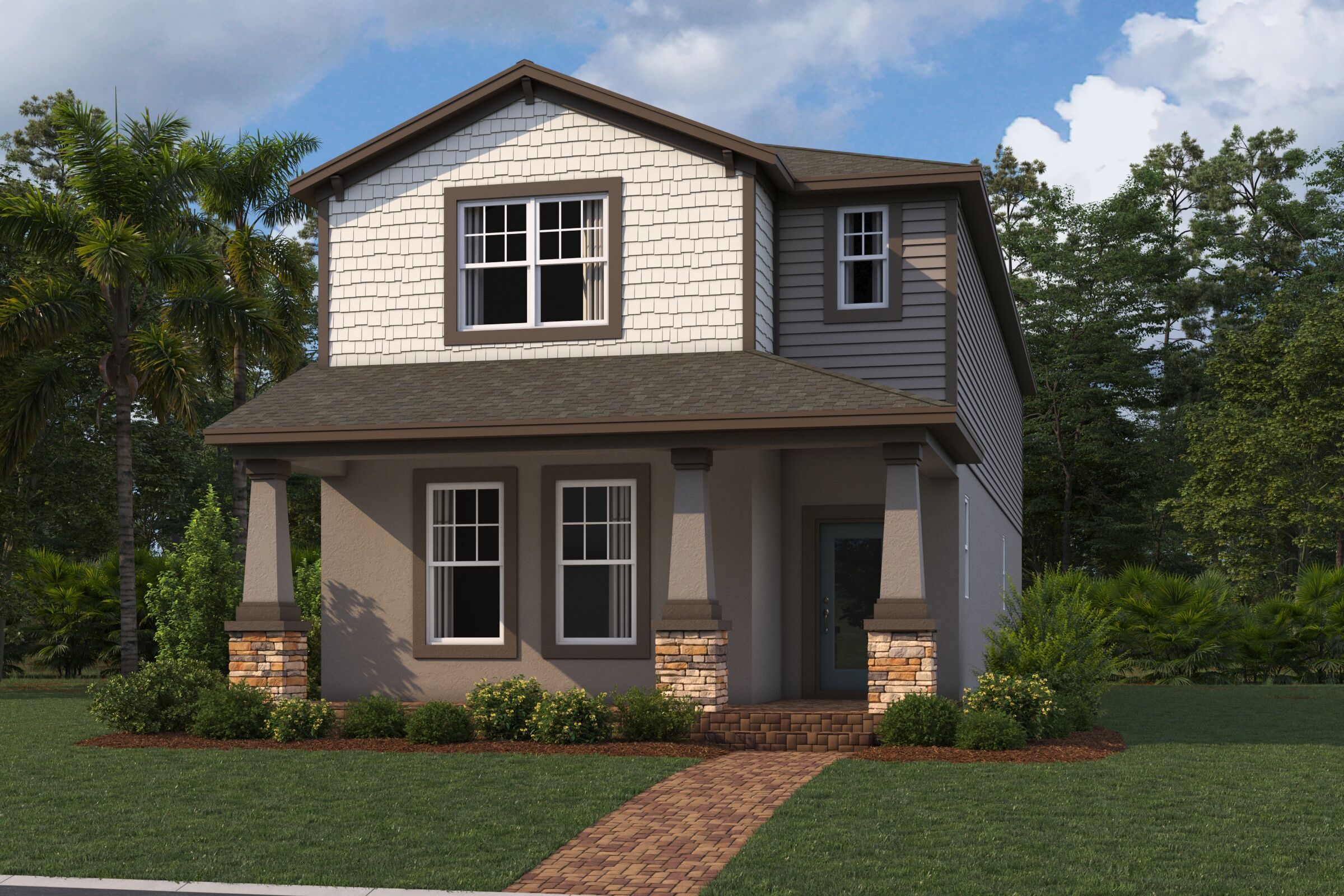 Sebring - Center Lake On The Park: Saint Cloud, Florida - M/I Homes