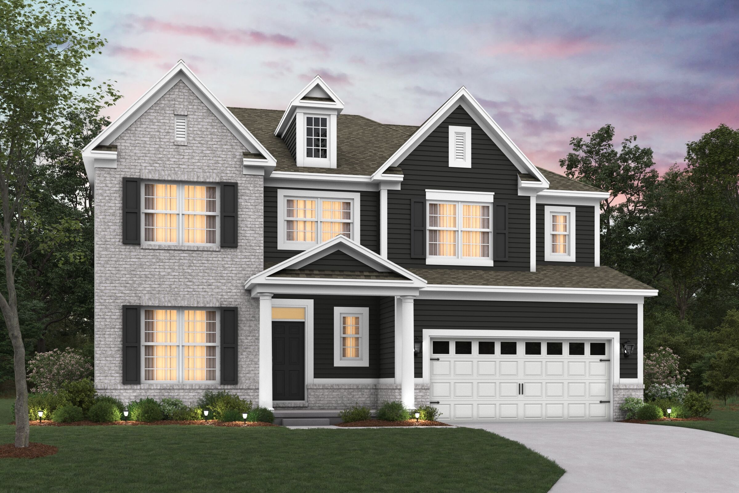 Berkeley Basement - Auburn Ridge: Brownsburg, Indiana - M/I Homes