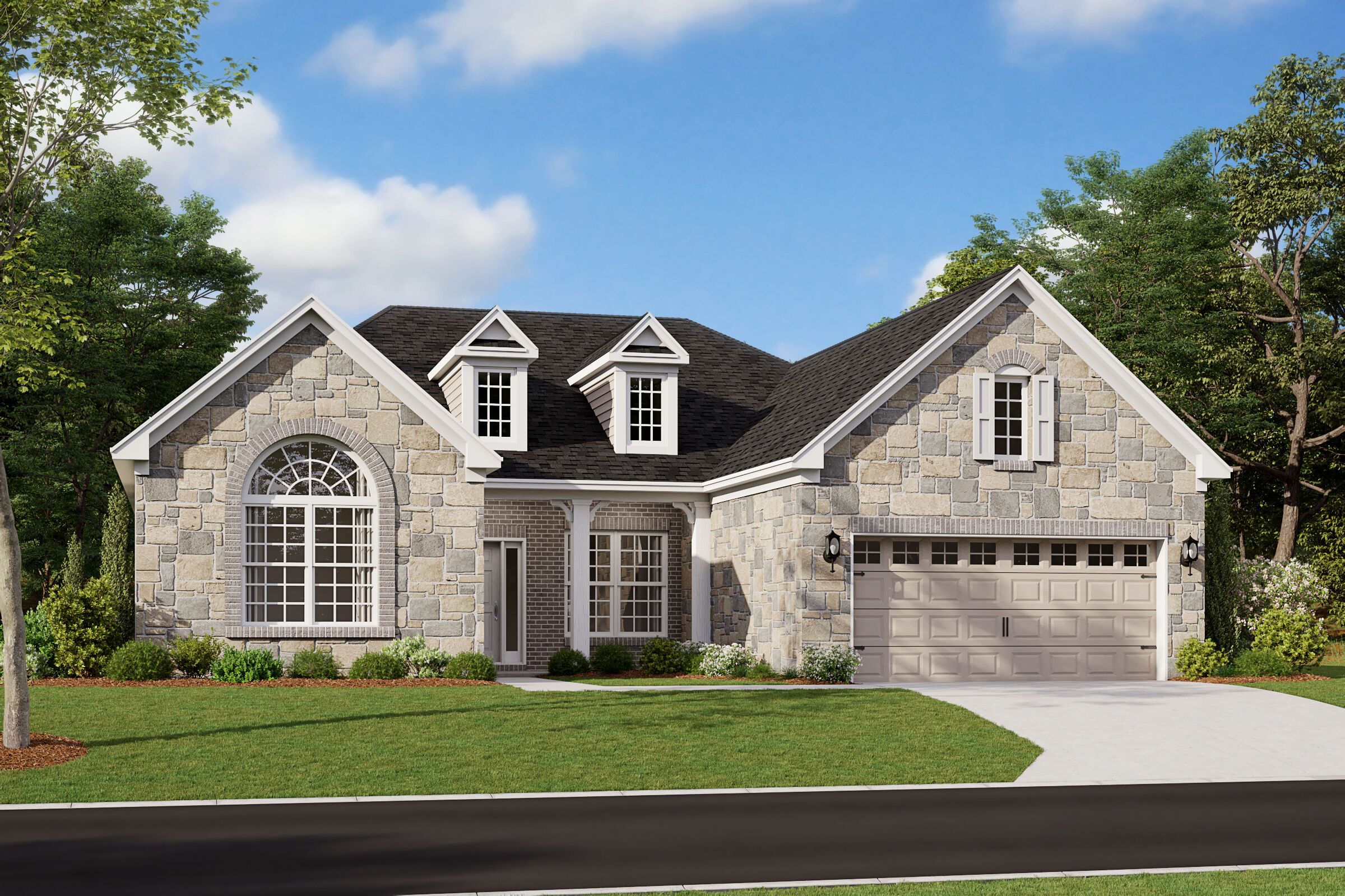 Cheswicke II Basement - Auburn Ridge: Brownsburg, Indiana - M/I Homes